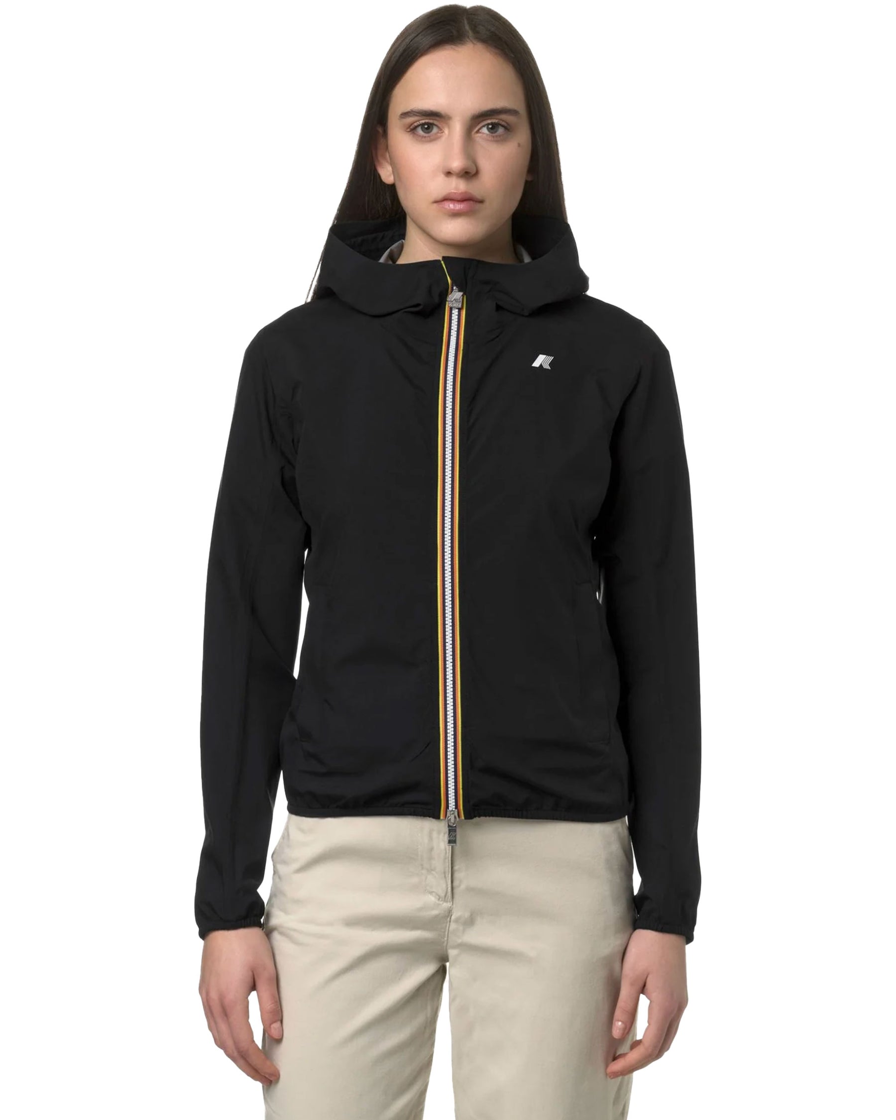 Giacca Donna K-Way Lily Stretch Dot Nero