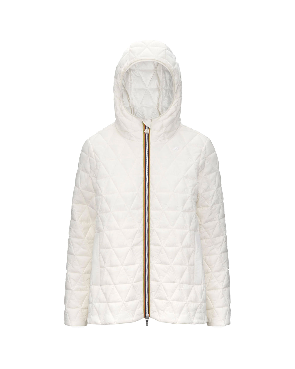 Giacca Donna K-Way Madaline Diamond Quilted Warm Bianco