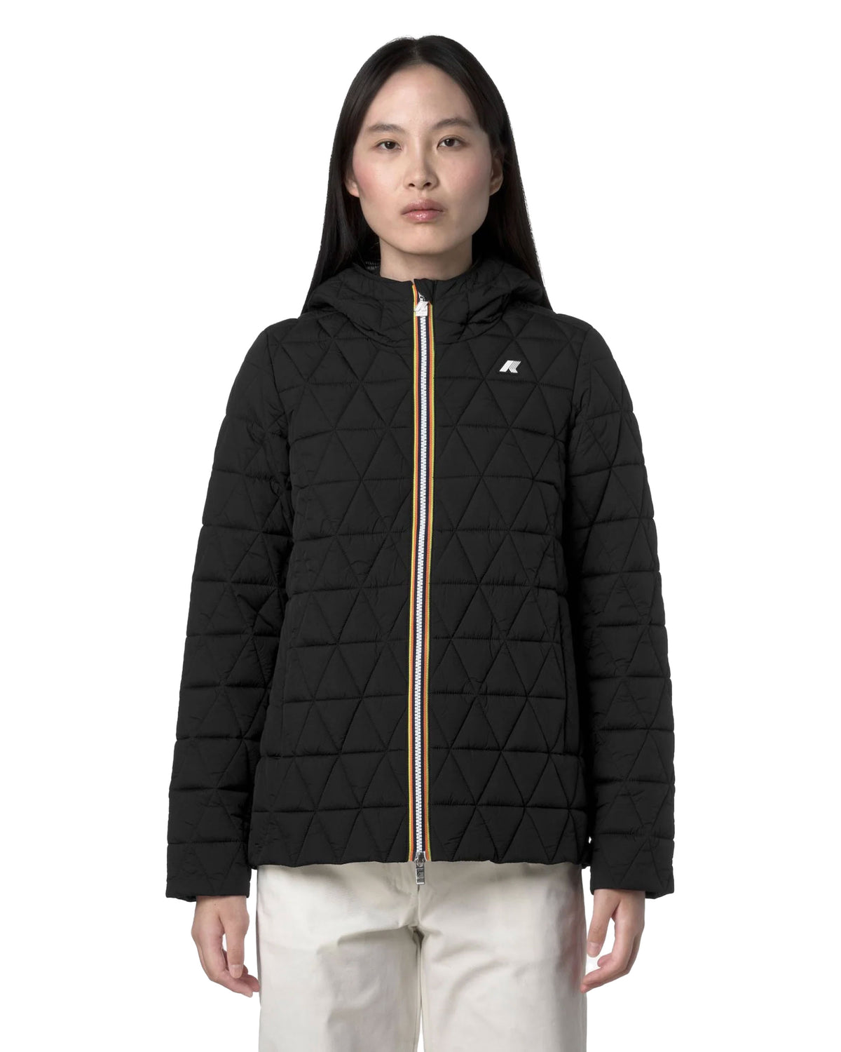 Giacca Donna K-Way Madaline Diamond Quilted Warm Nero