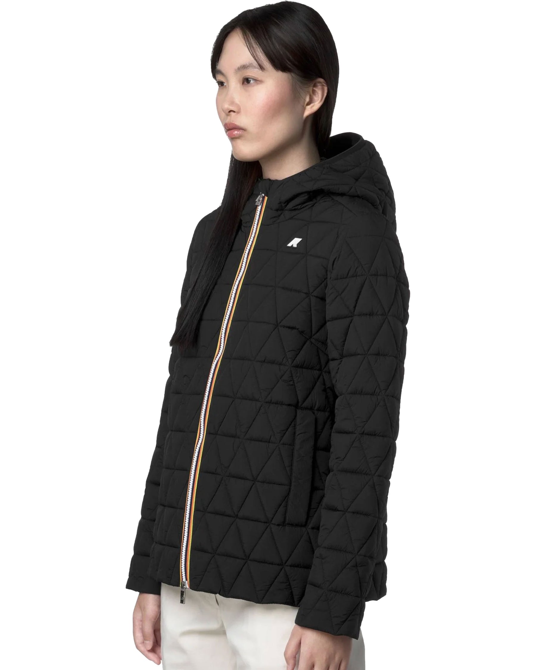 Giacca Donna K-Way Madaline Diamond Quilted Warm Nero