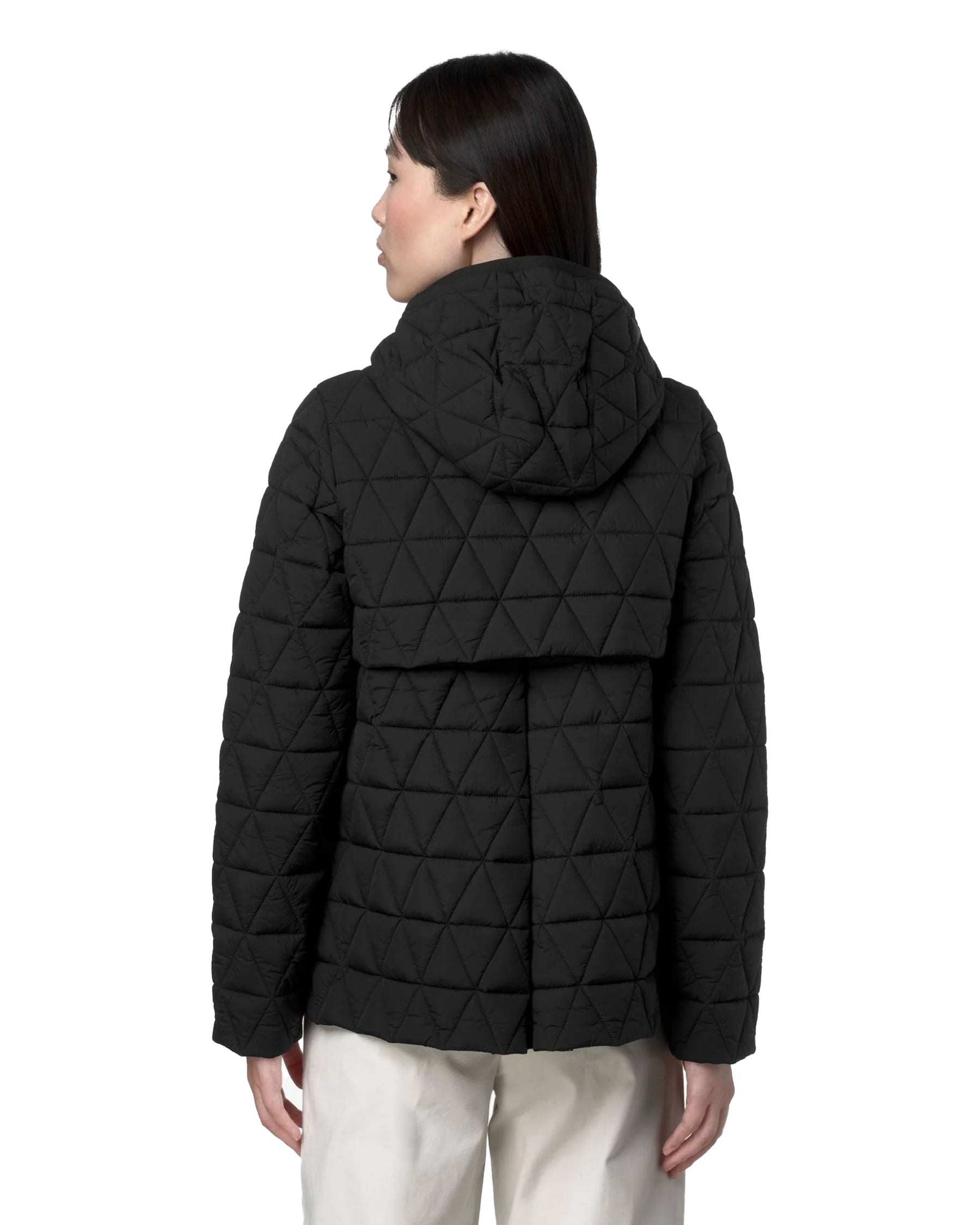 Giacca Donna K-Way Madaline Diamond Quilted Warm Nero