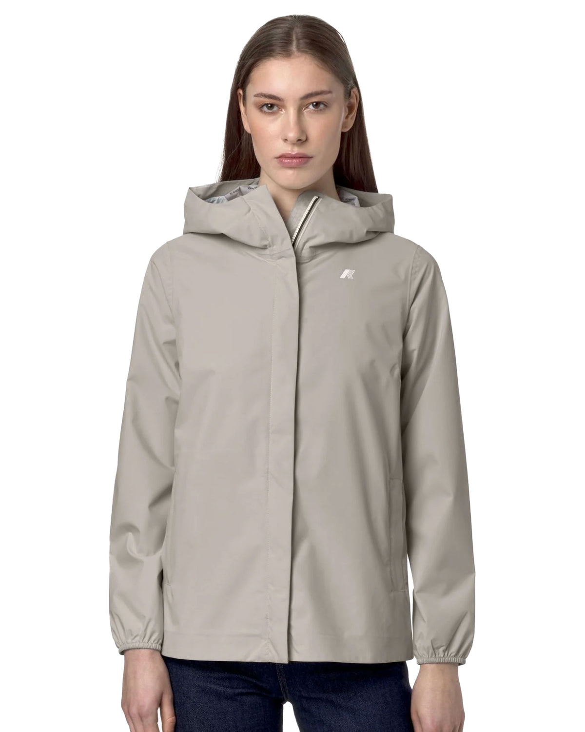 Giacca Donna K-Way Marguerite Stretch Dot Beige