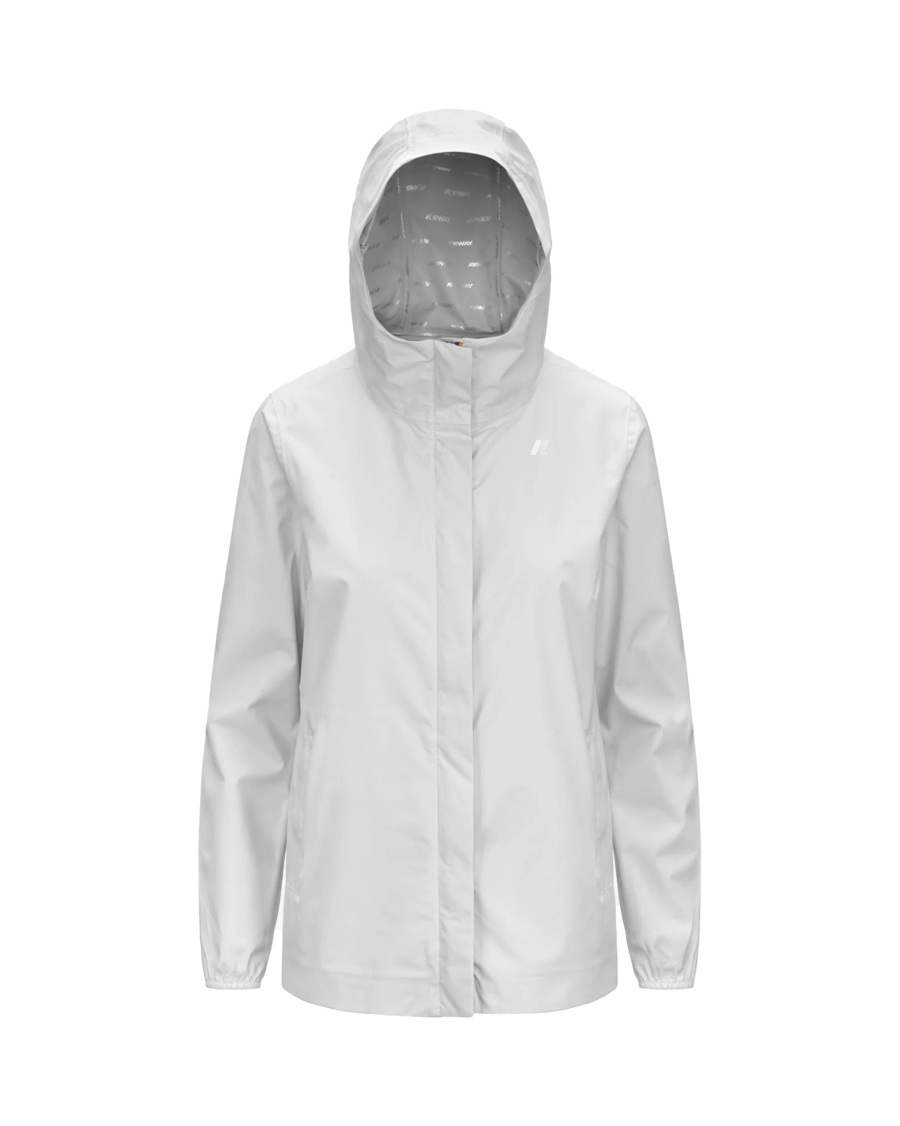 Woman's Jackets K-Way Marguerite Stretch Dot White