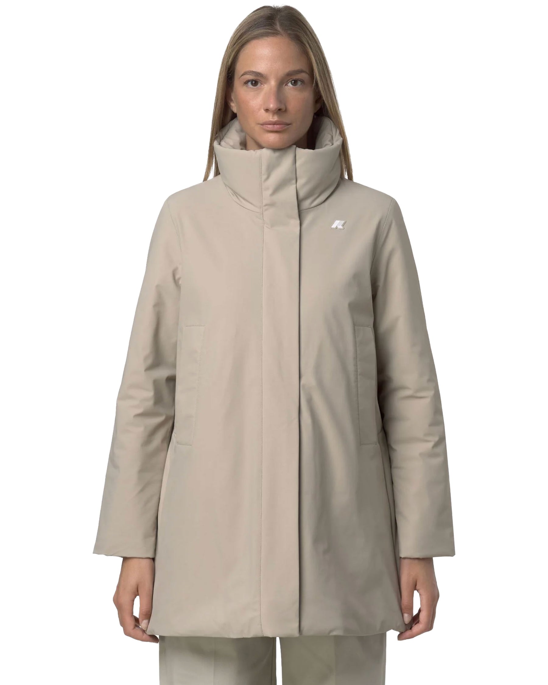 Woman's Jackets K-Way Marla St Warm Beige