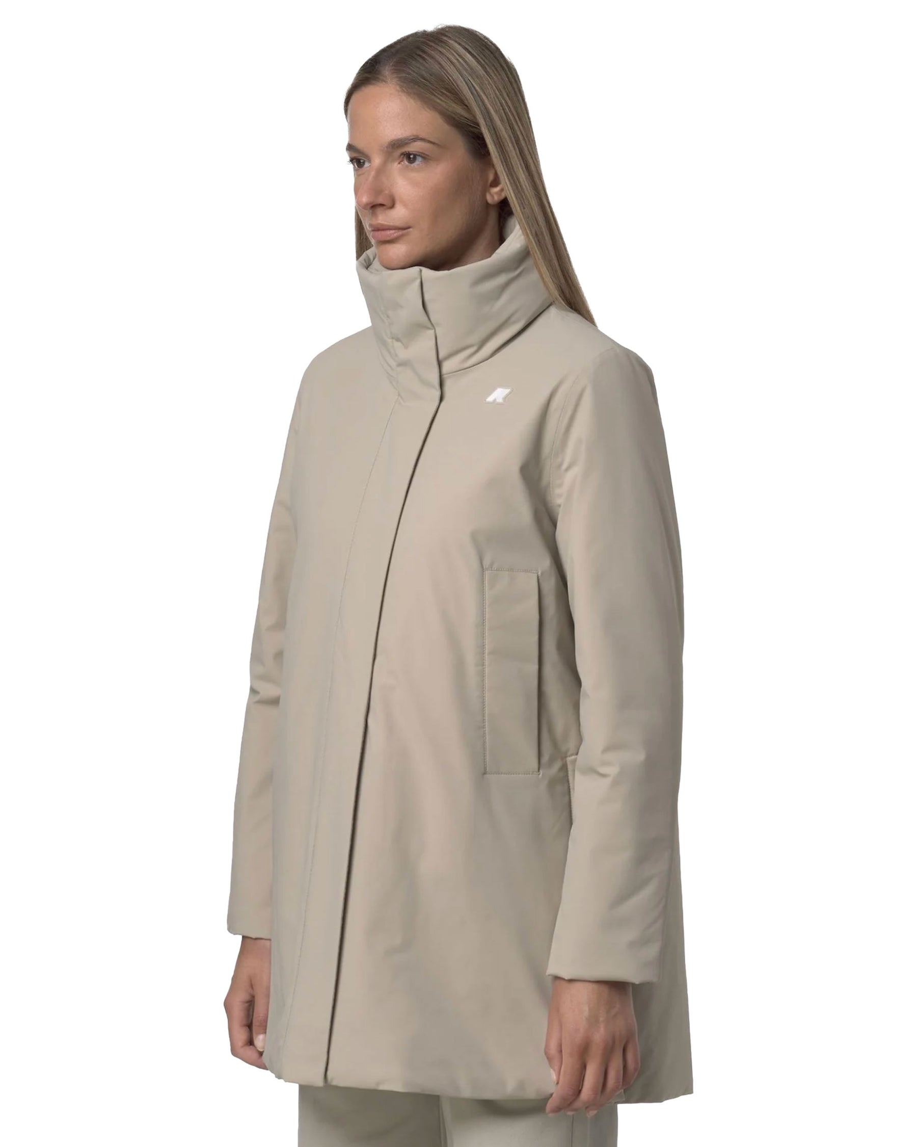 Woman's Jackets K-Way Marla St Warm Beige