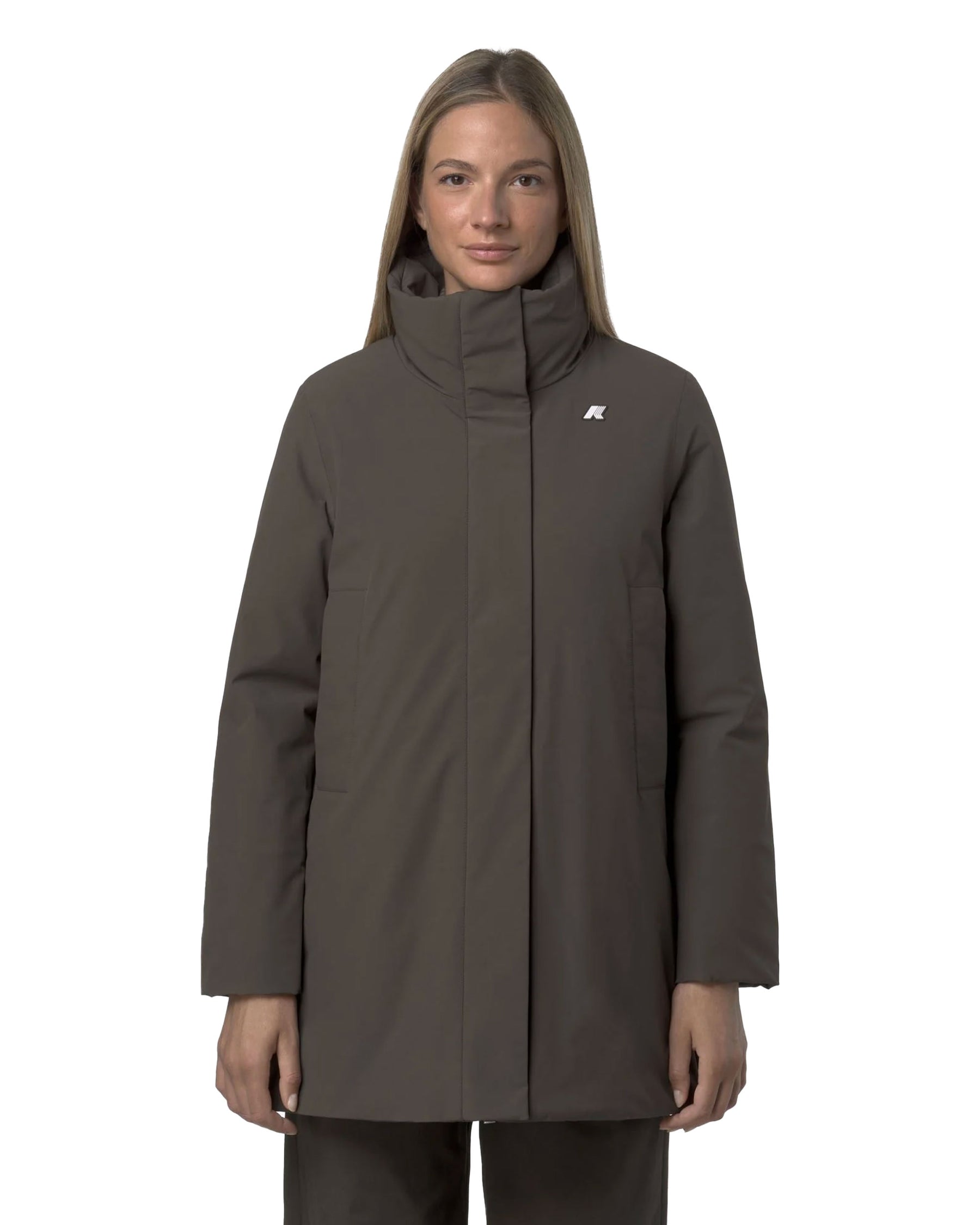 Woman's Jackets K-Way Marla St Warm Black Olive