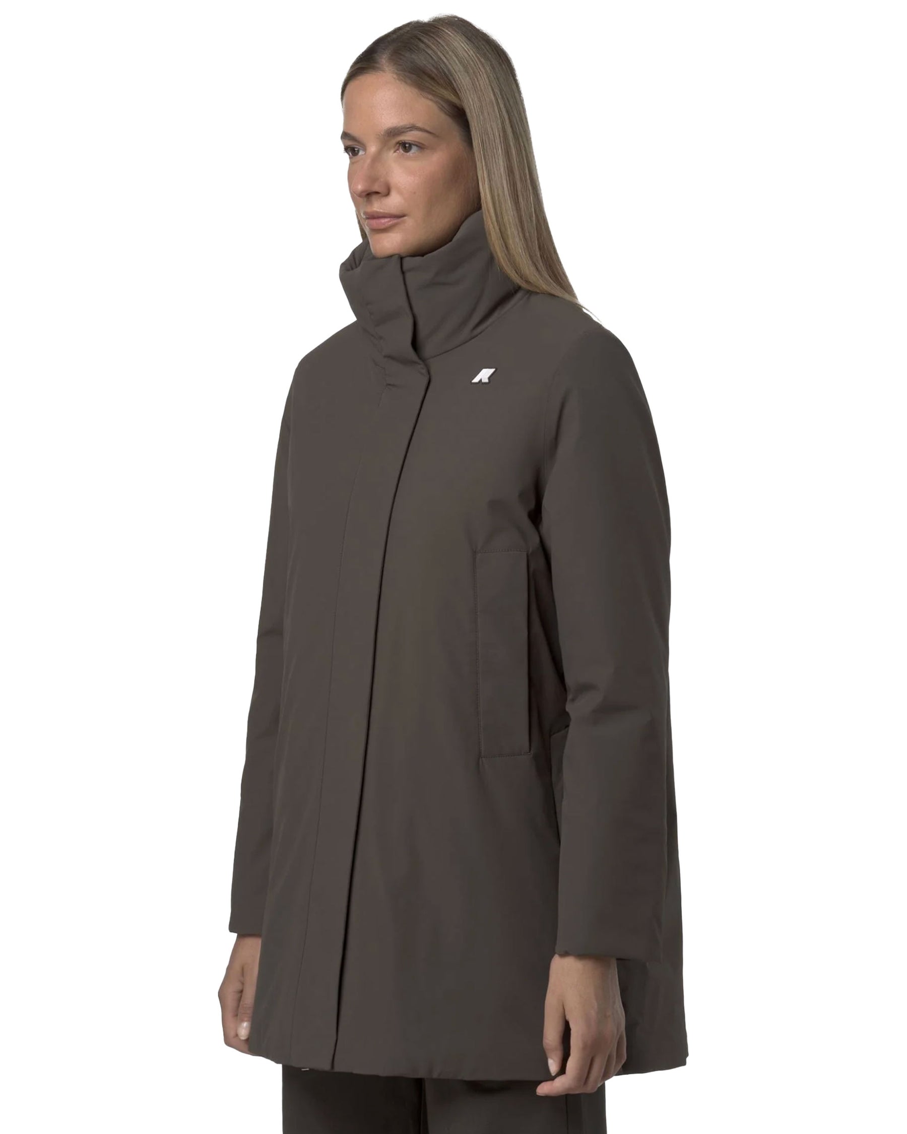 Woman's Jackets K-Way Marla St Warm Black Olive