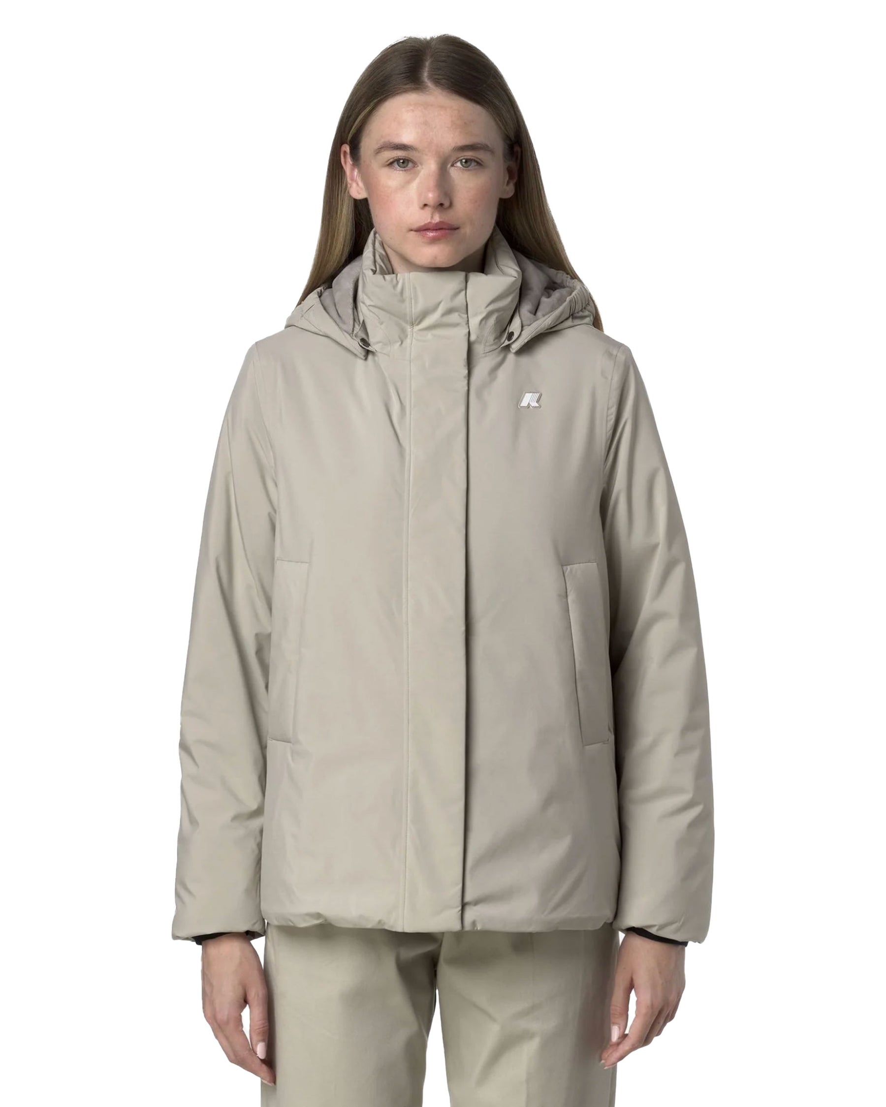 Giacca Donna K-Way Marlette Soft Touch Marmotta Beige