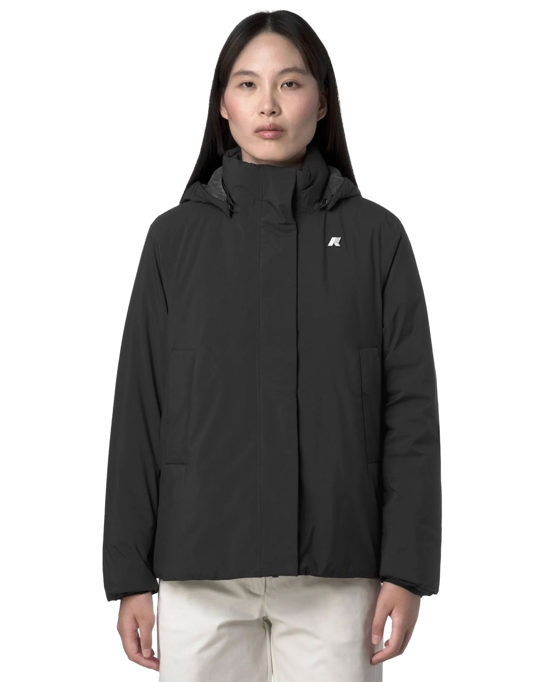 Giacca Donna K-Way Marlette Soft Touch Marmotta Nero
