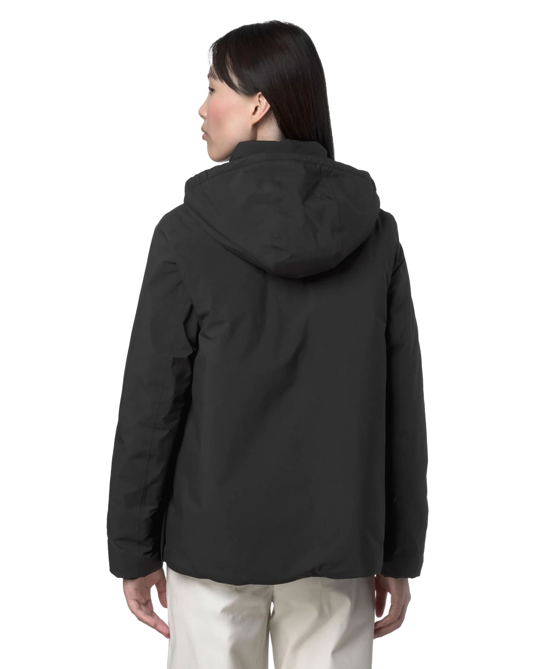 Giacca Donna K-Way Marlette Soft Touch Marmotta Nero