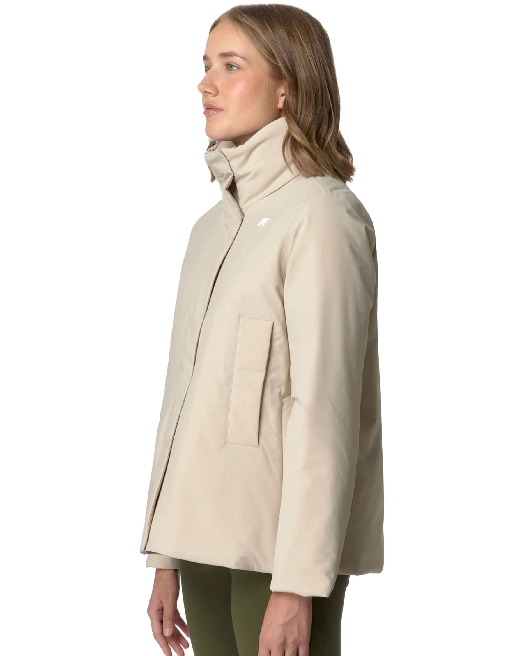 Giacca Donna K-Way Marlette St Warm Beige