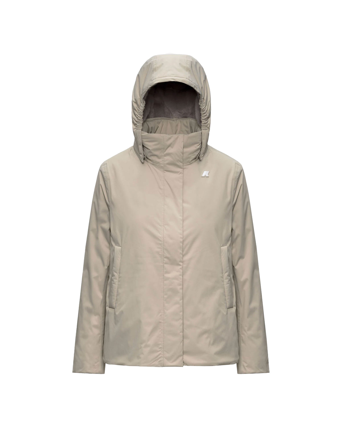 Giacca Donna K-Way Marlette Twill Soft Beaver Beige