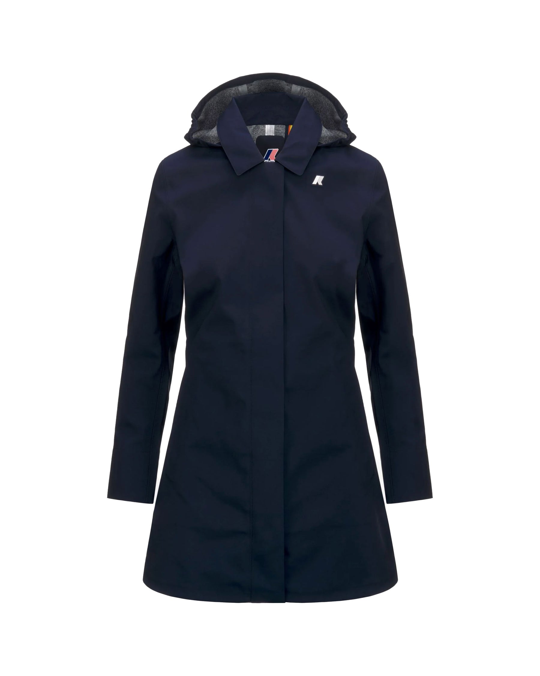 Woman's Jackets K-Way Mathy Bonded Jersey Blue
