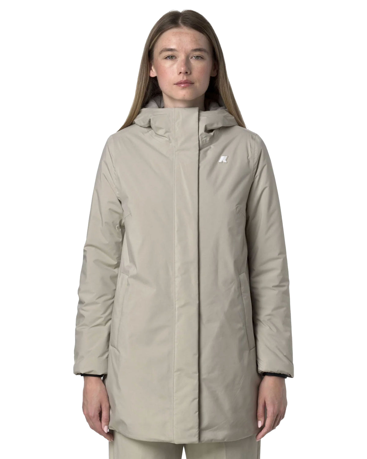 Giacca Donna K-Way Sophie Soft Touch Marmotta Beige