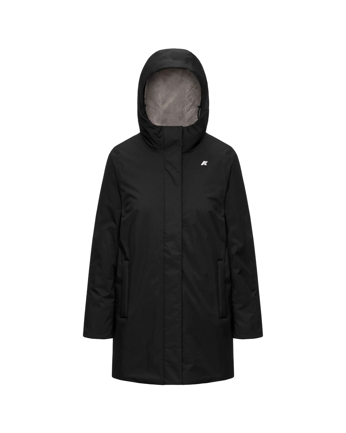 Giacca Donna K-Way Sophie Twill Soft Beaver Nero