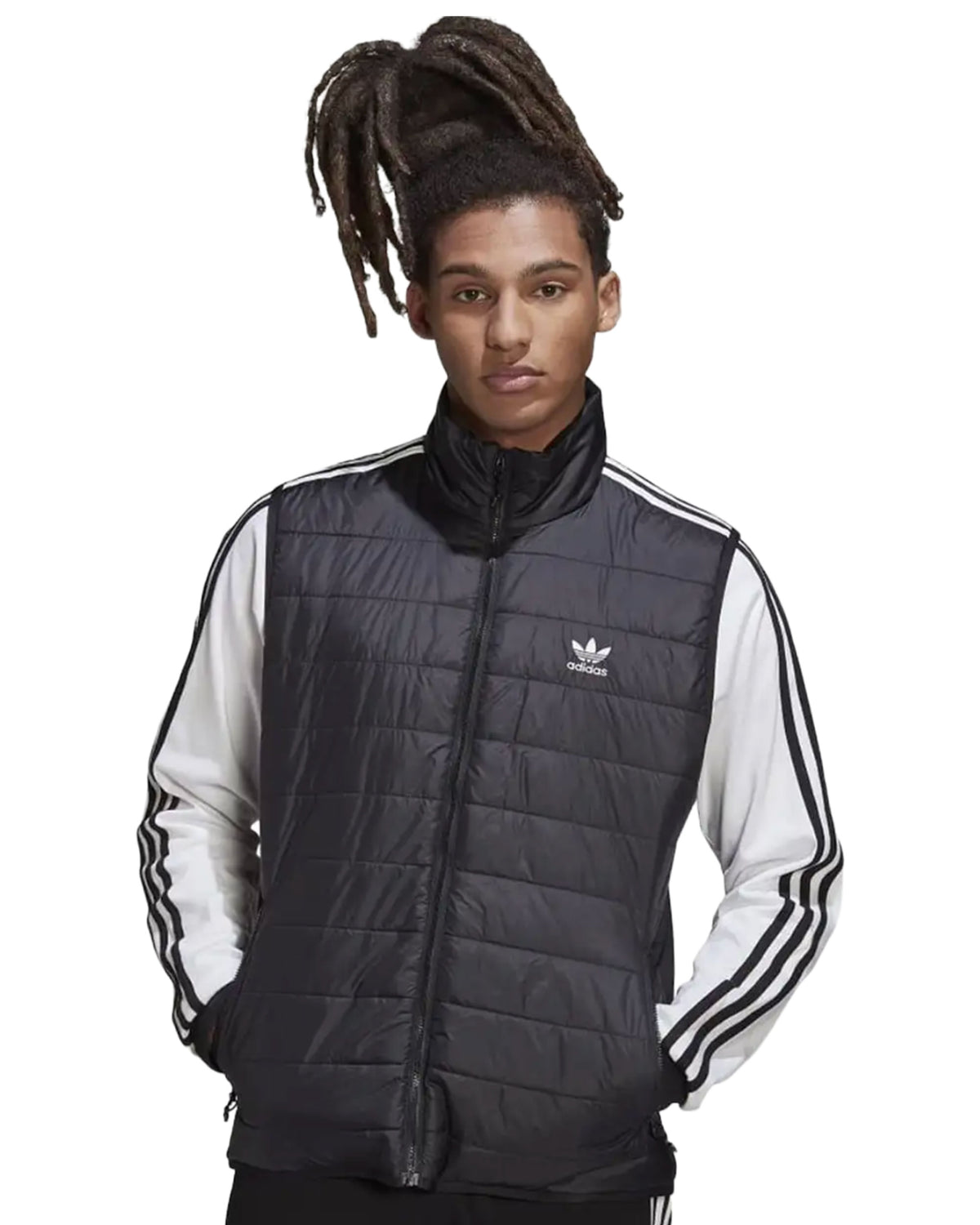 Giacca Gilat Adidas Padded Vest Black and White