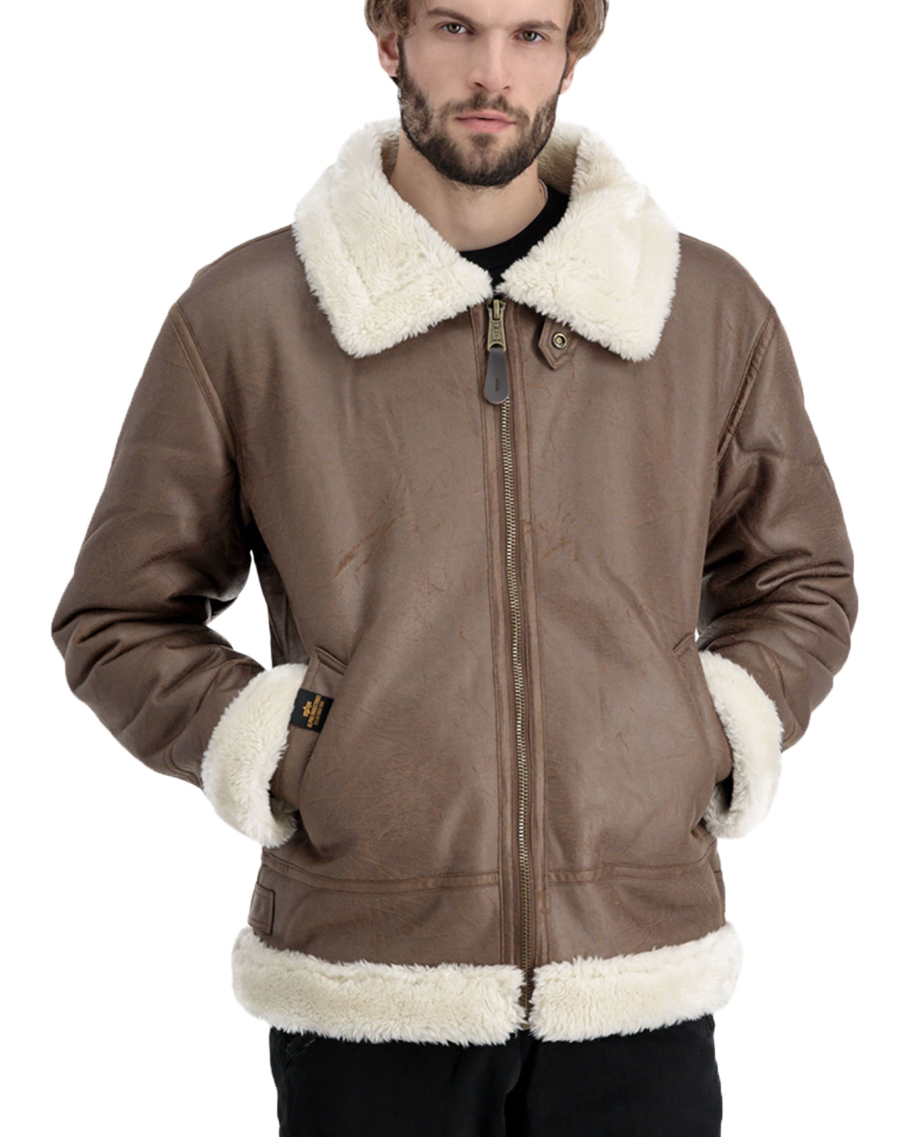 Giacca Uomo Alpha Industries B3 FL Marrone