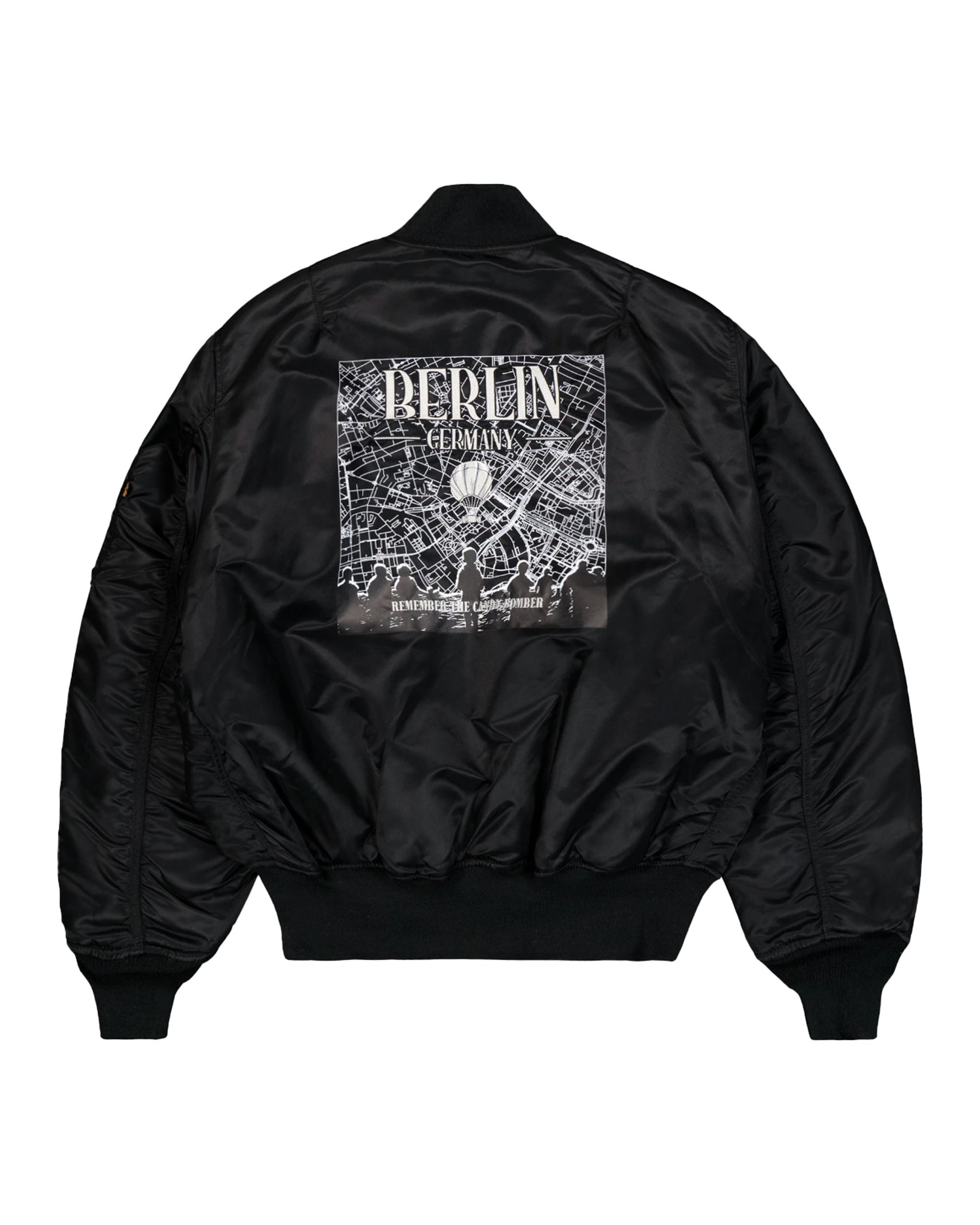 Giacca Uomo Alpha Industries MA-1 Berlin Cndy bomber Nero