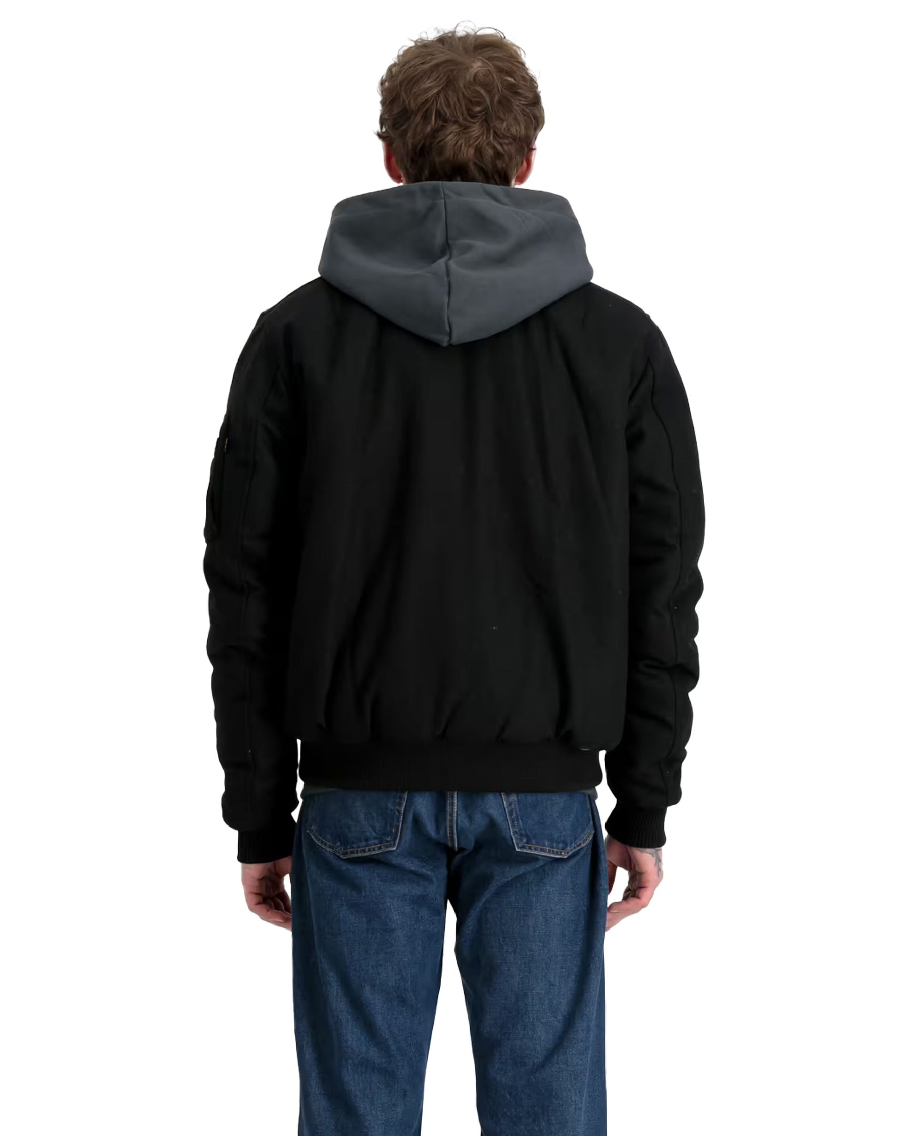 Giacca Uomo Alpha Industries MA-1 Wool Nero