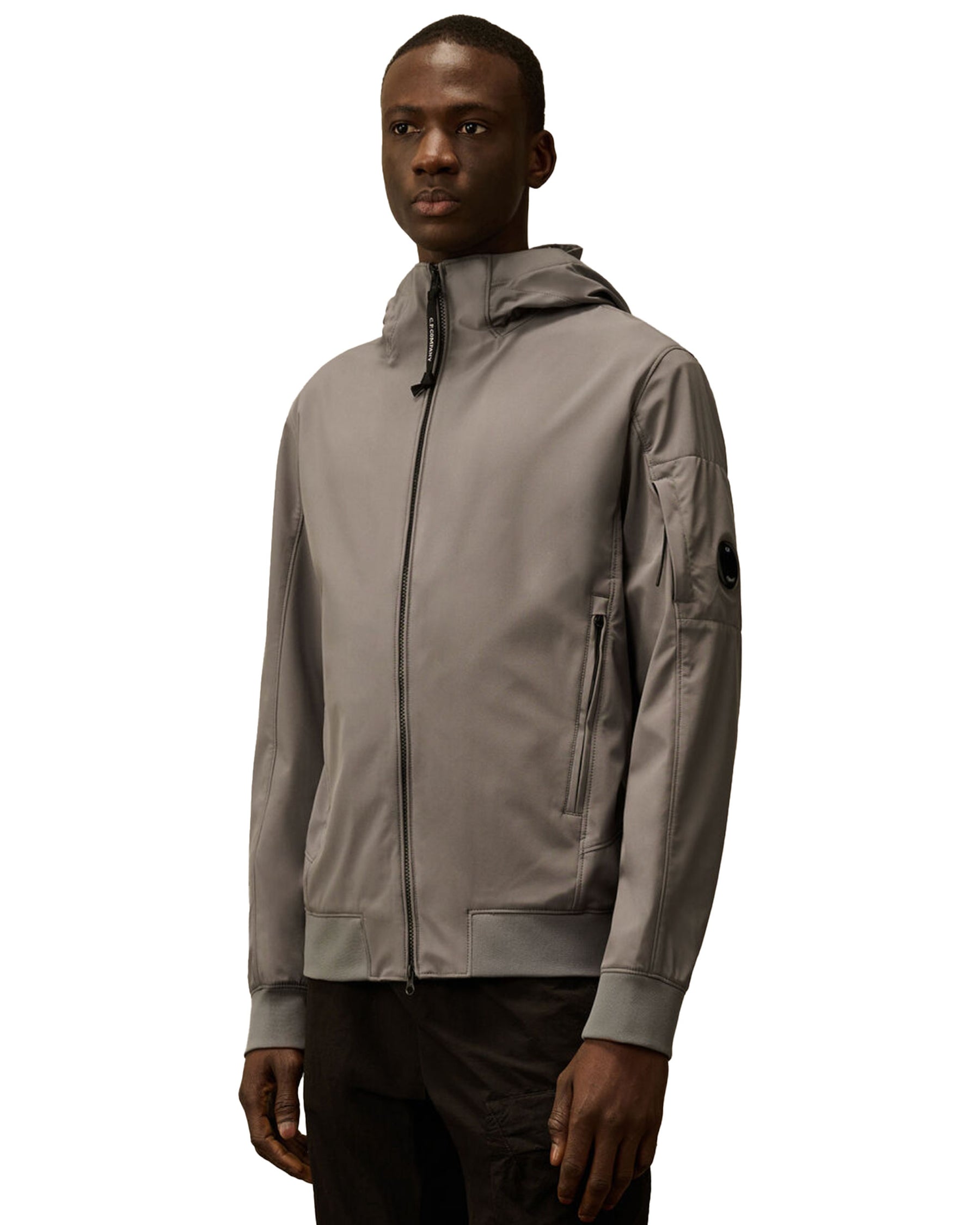 Giacca Uomo CP Company C.P. Shell-R Hooded Jacket Smoked Pearl