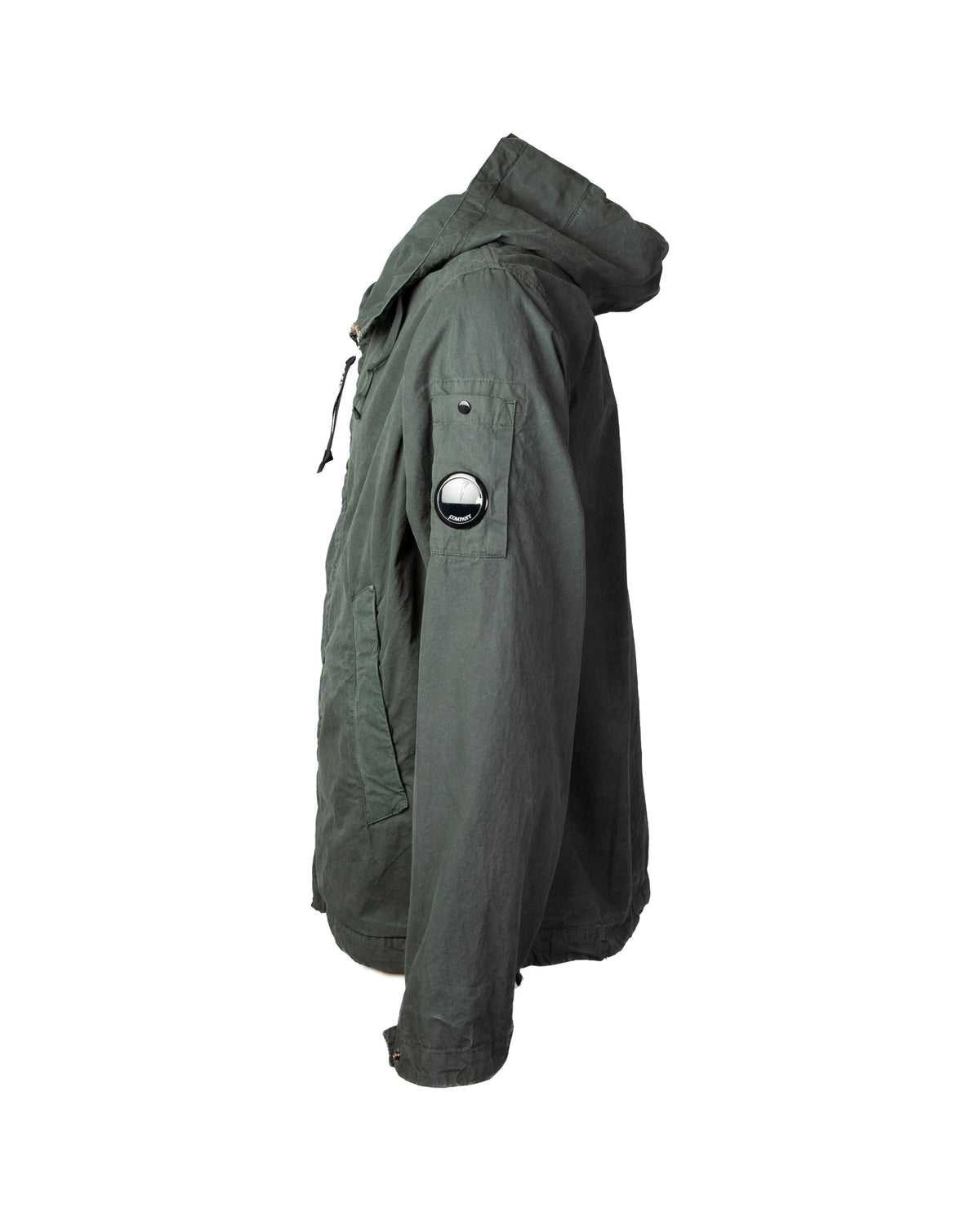 Giacca Uomo CP Company Micro-Reps Hooded Lens Jacket Gunmetal