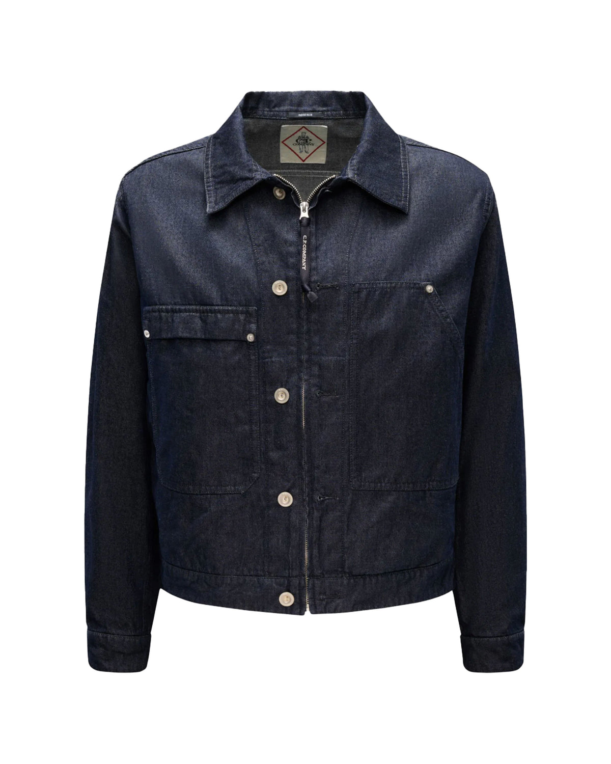 Giacca Uomo Outerwear Medium Jacket In Denim Blu