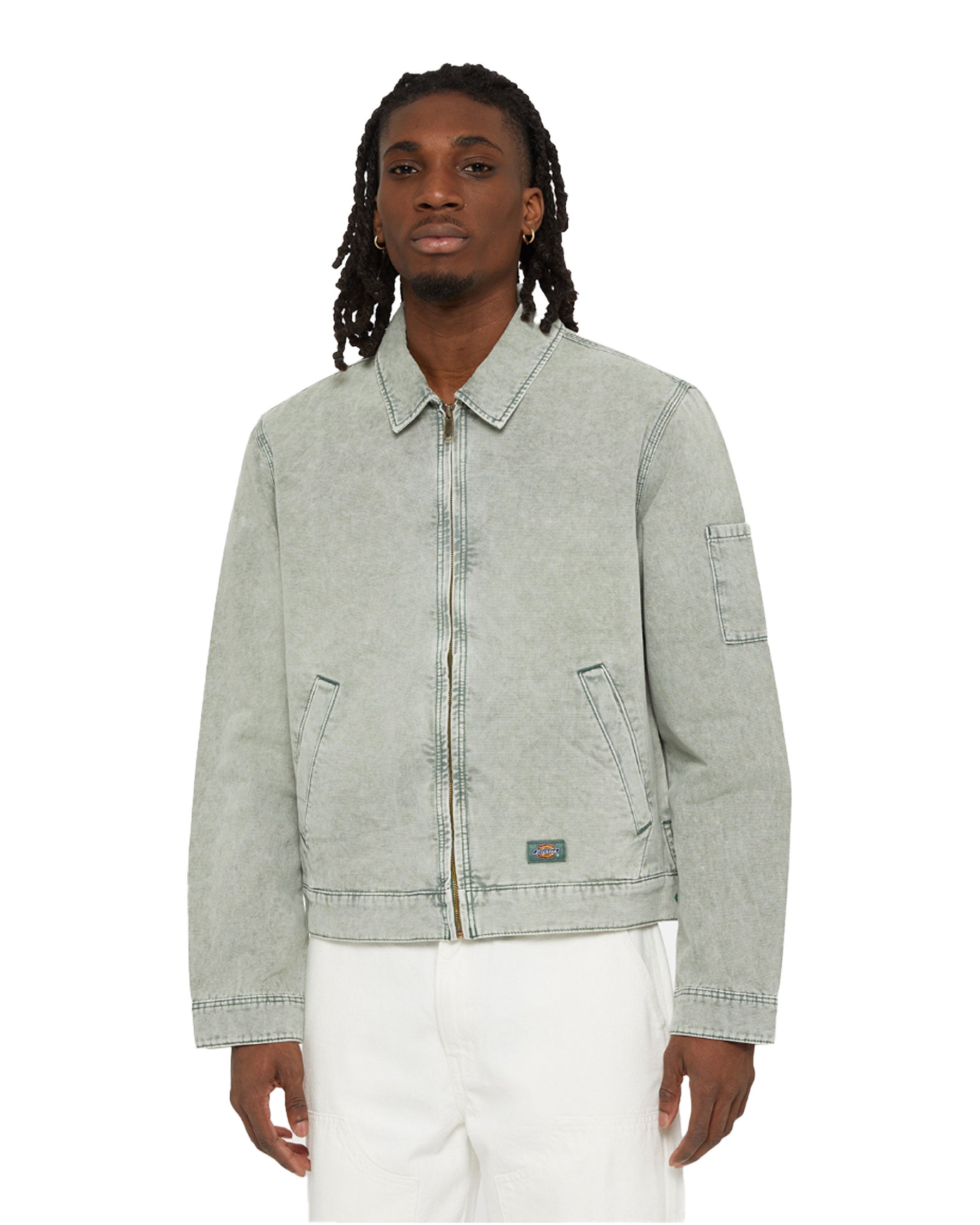 Giacca Uomo Dickies Newington Jacket Dble Dye Acid Wash Cloud