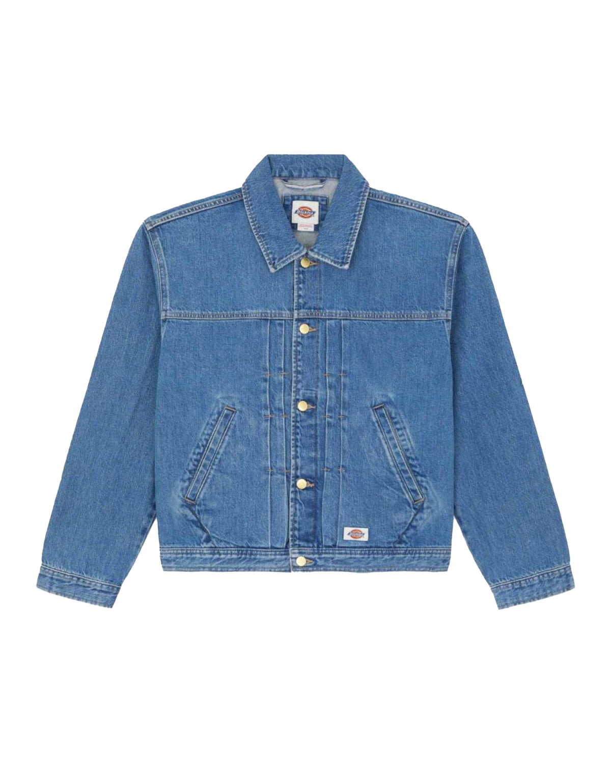 Giacca Uomo Dickies Selvedge Pleated Denim Jacket Archive Wash