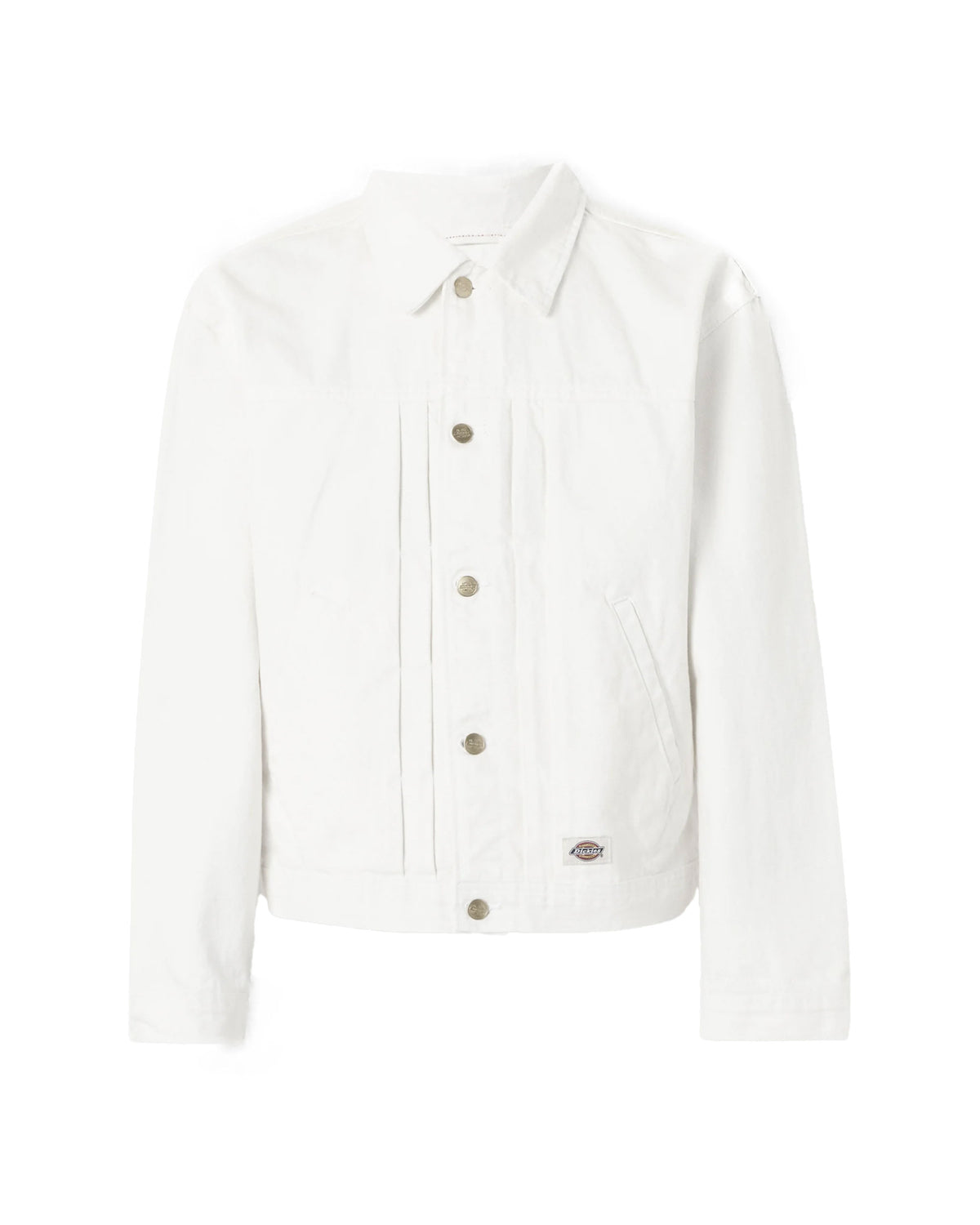 Giacca Uomo Dickies Selvedge Pleated Denim Jacket Bianco