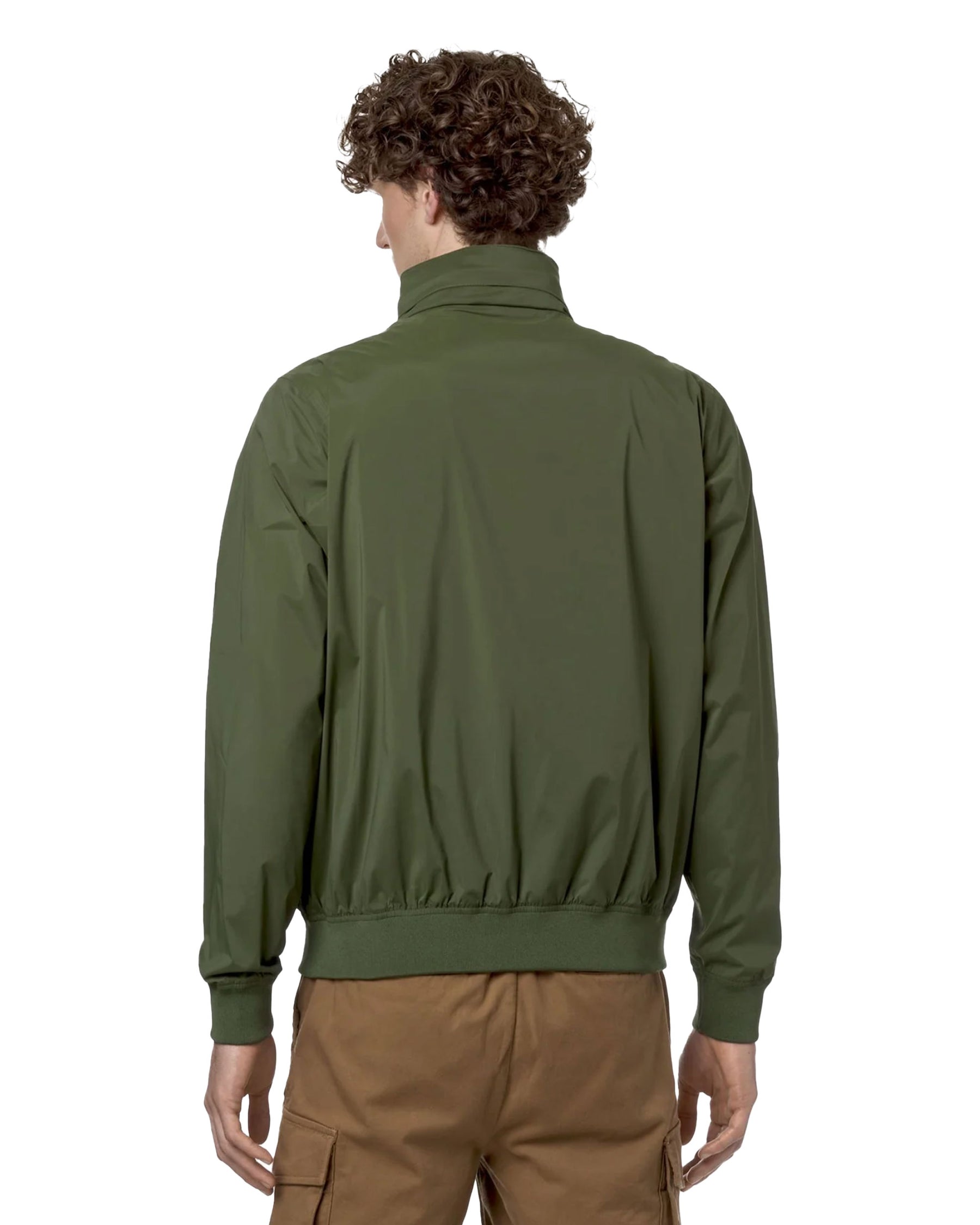 Giacca Uomo K-Way Amaury Stretch Nylon Jersey Green Cypress