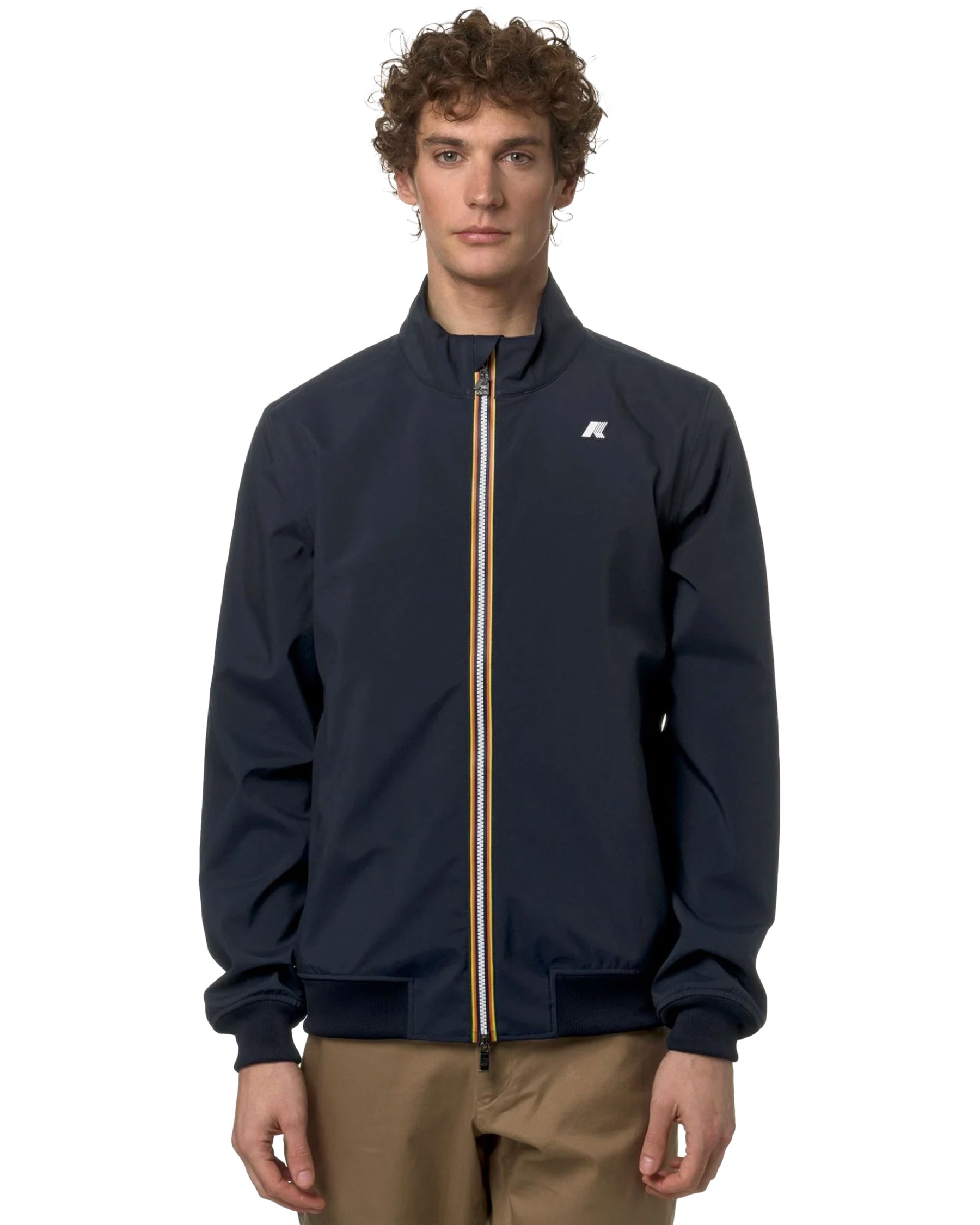 Giacca Uomo K-Way Arsene Bonded Jersey Blu