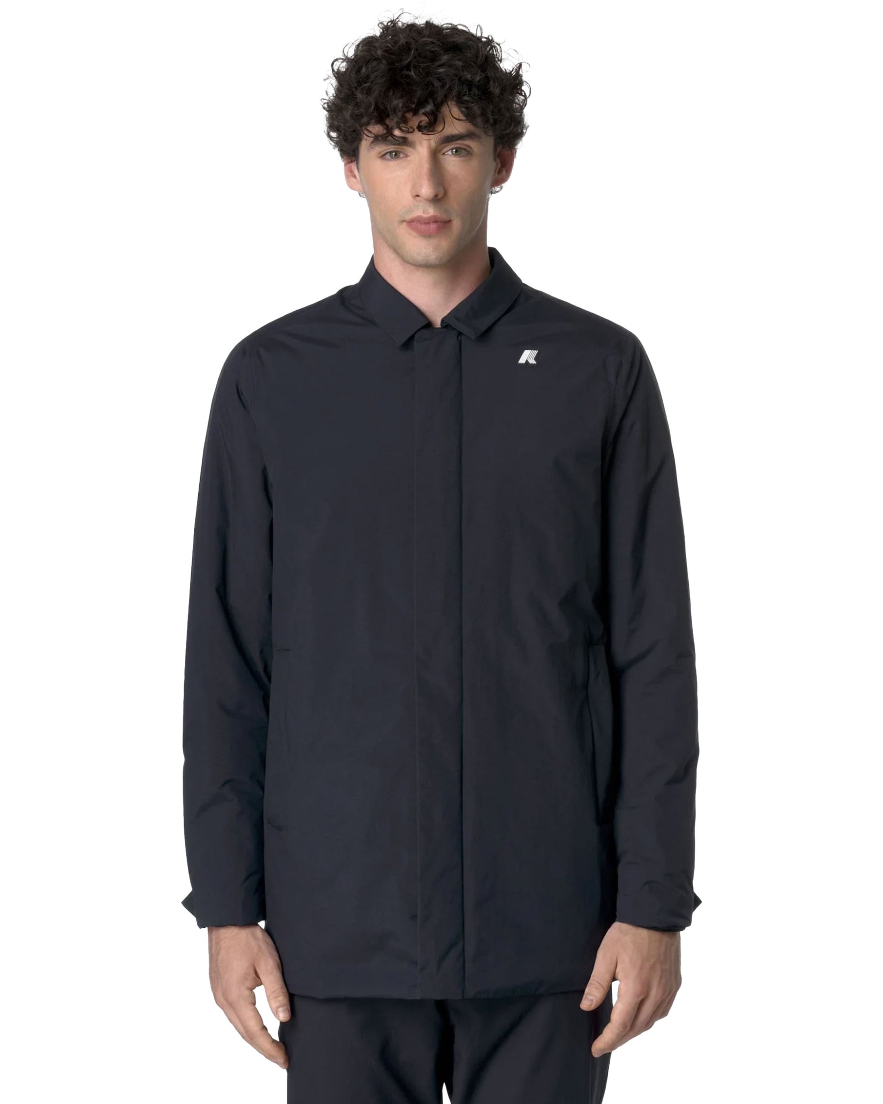 Giacca Uomo K-Way Benny Warm Ottoman-Blu