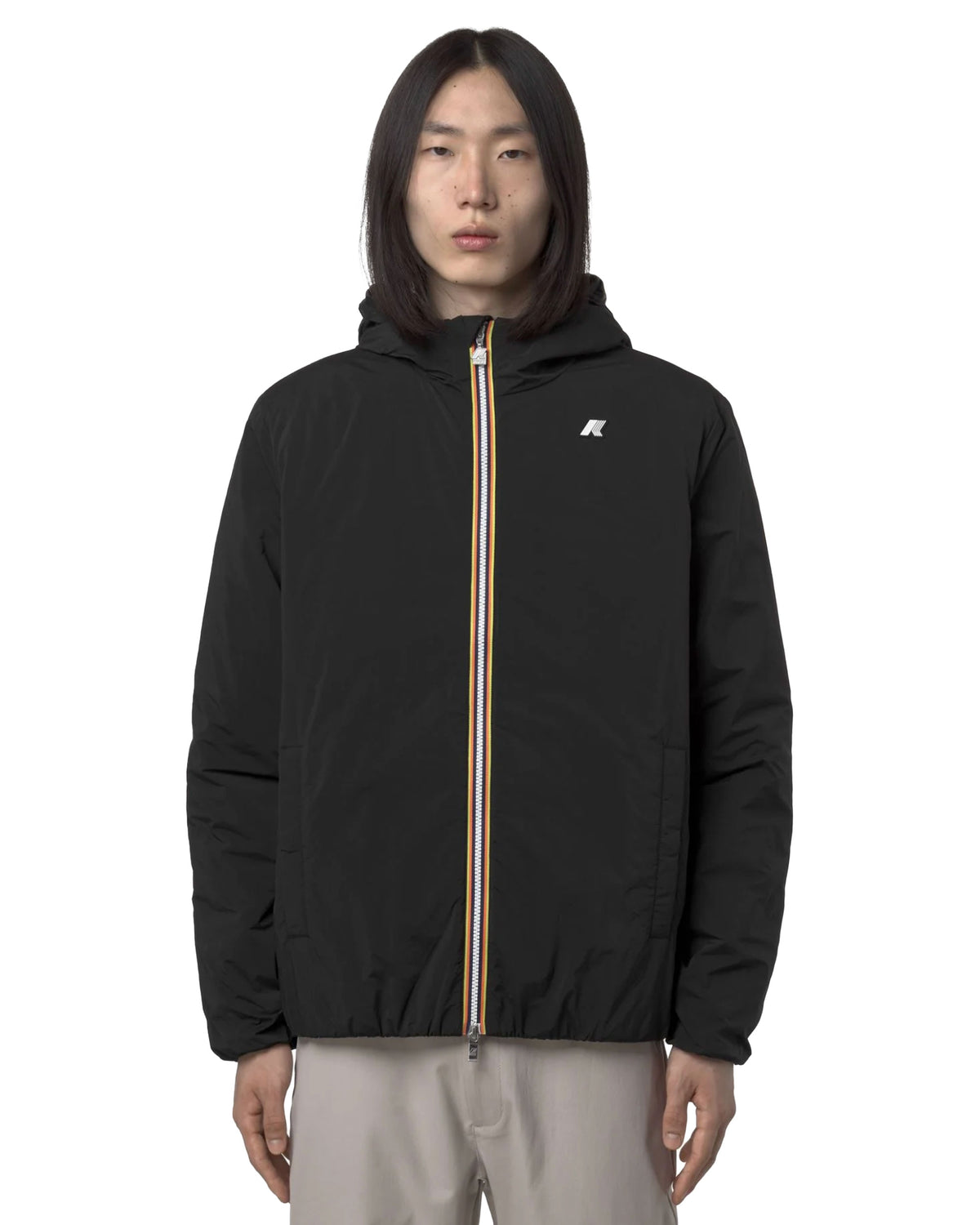 Giacca Uomo K-Way Jack Plain Warm Nero