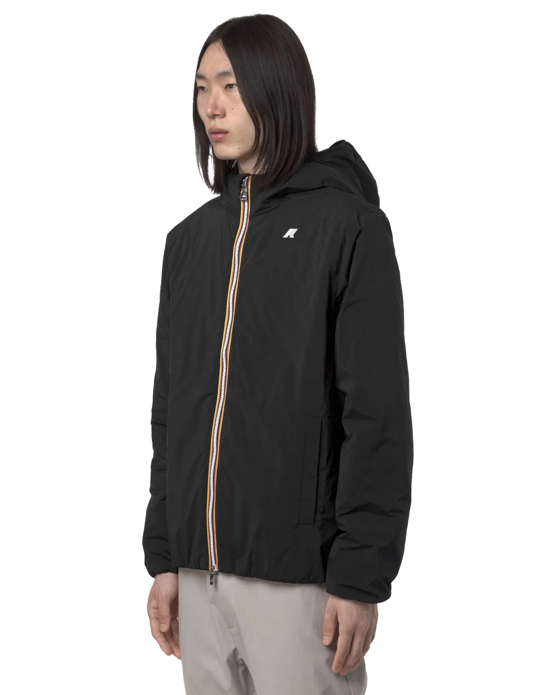 Giacca Uomo K-Way Jack Plain Warm Nero