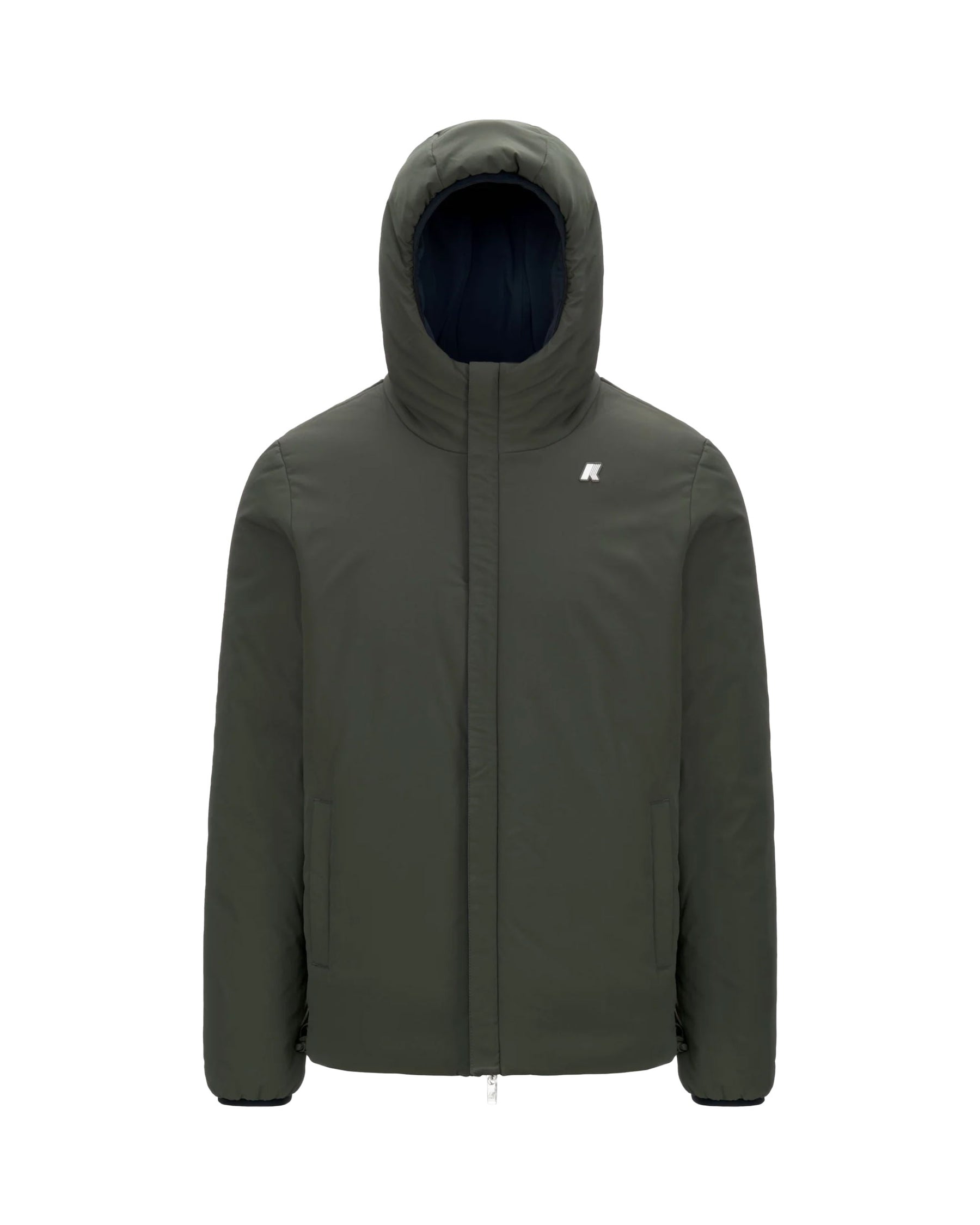Giacca Uomo K-Way Jack St Warm Double Blu Verde