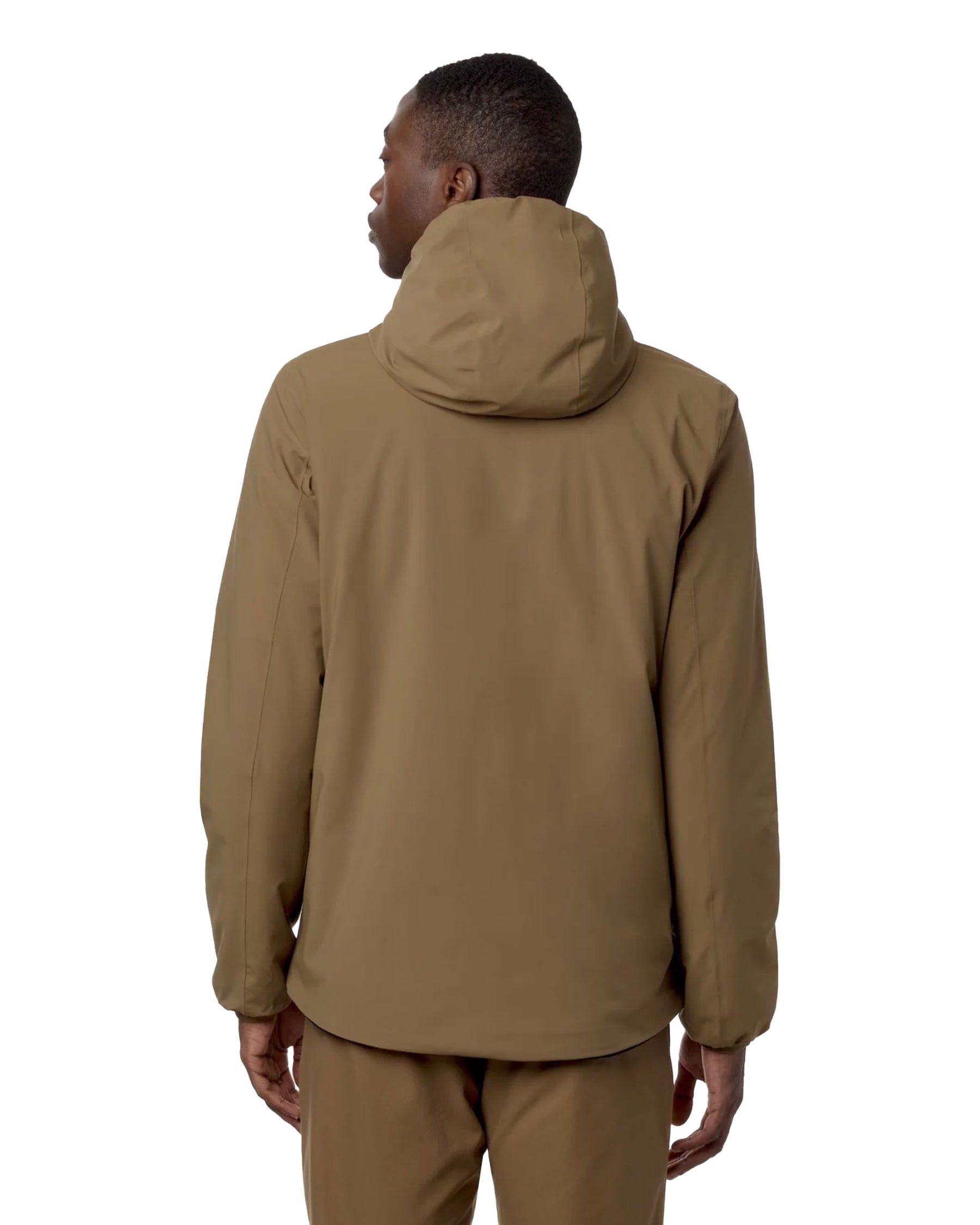 Man Jacket K-Way Jack St Warm Double Brown Corda-Blue