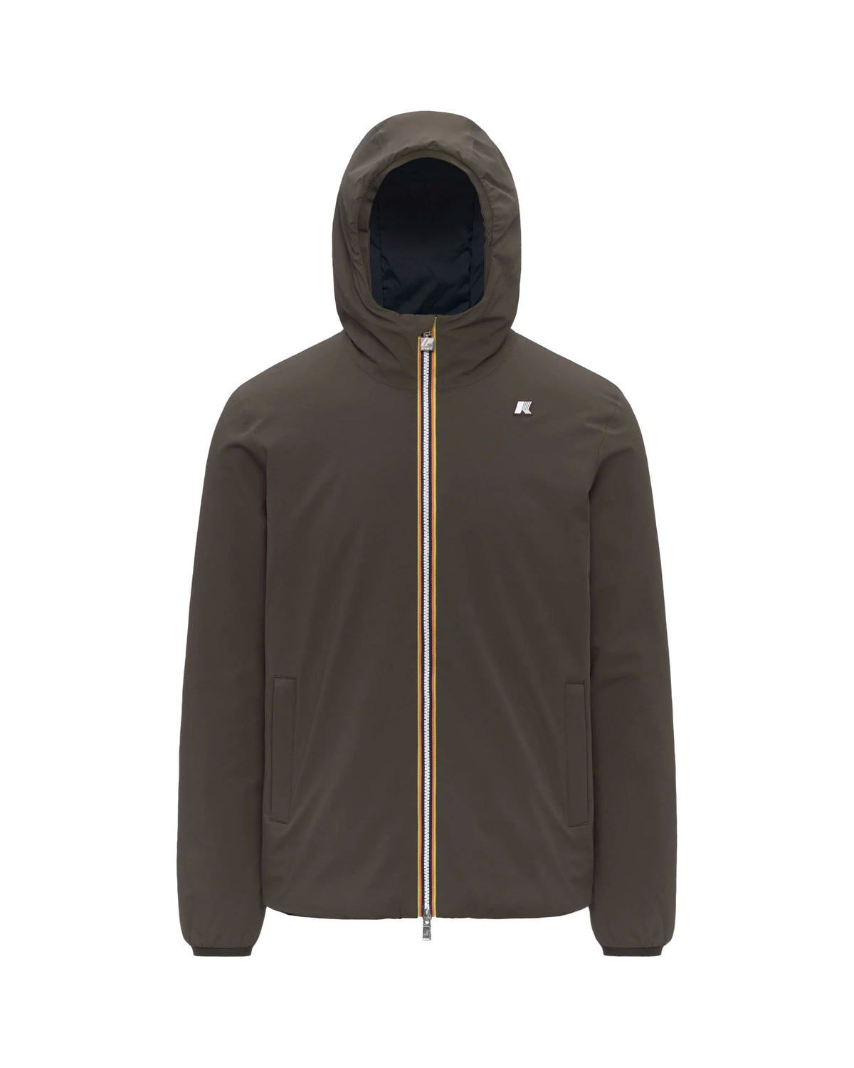 Giacca Uomo K-Way Jack St Warm Double Nero Verde Blu