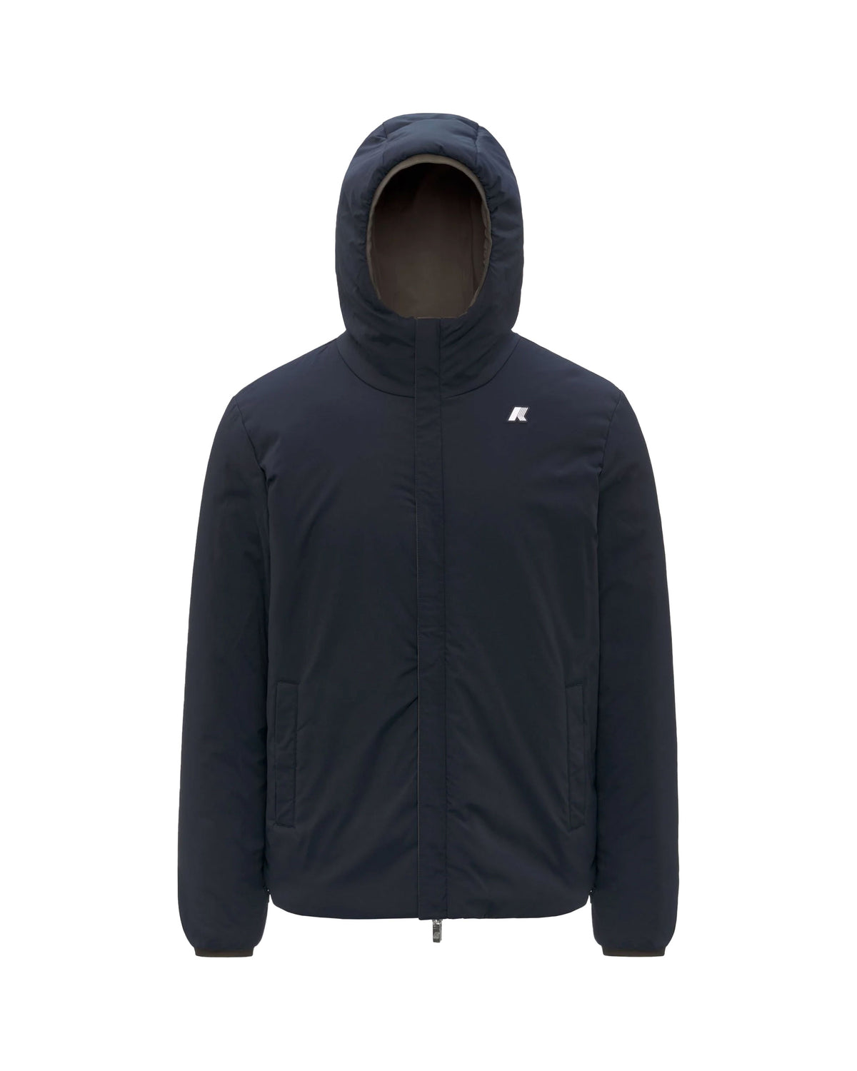 Giacca Uomo K-Way Jack St Warm Double Nero Verde Blu