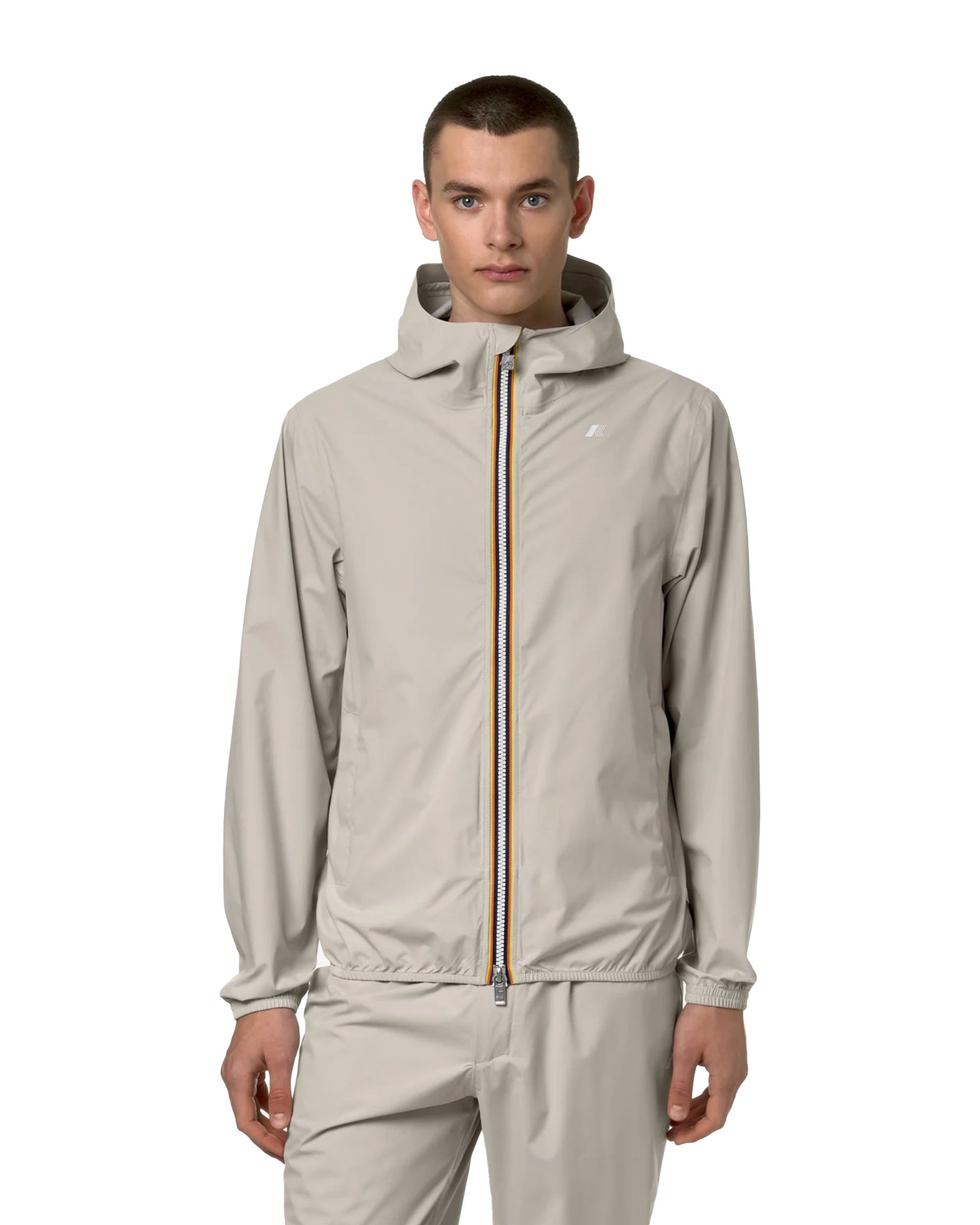 Giacca Uomo K-Way Jack Stretch Dot Beige Lt