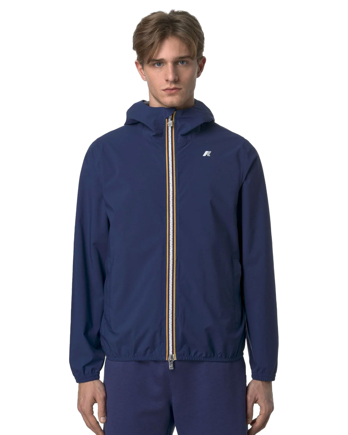 Giacca Uomo K-Way Jack Stretch Dot Blu Chiaro