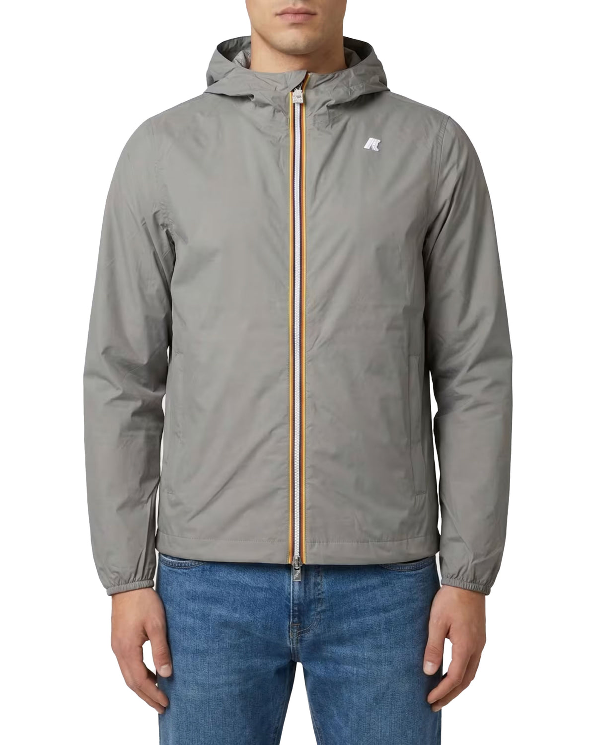 Giacca Uomo Jack Stretch Nylon Jersey Grigio