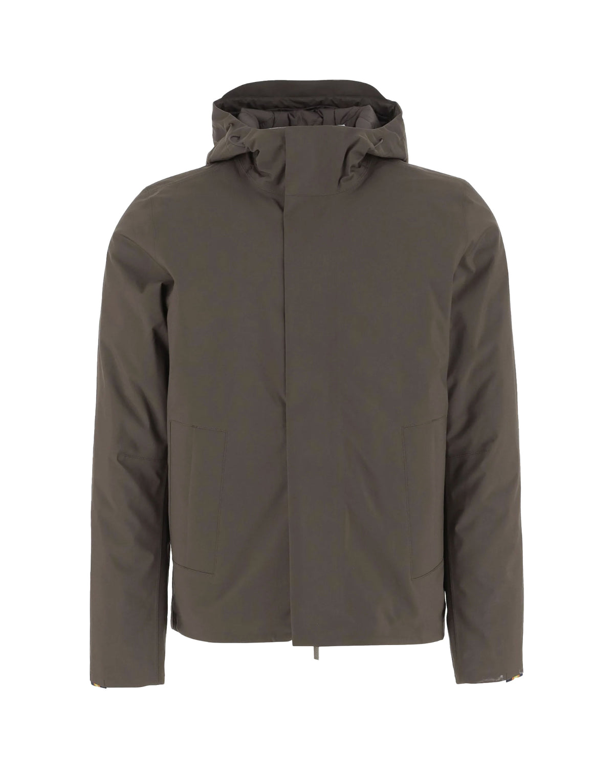 Giacca Uomo K-Way Jacken Bonded Padded Marrone