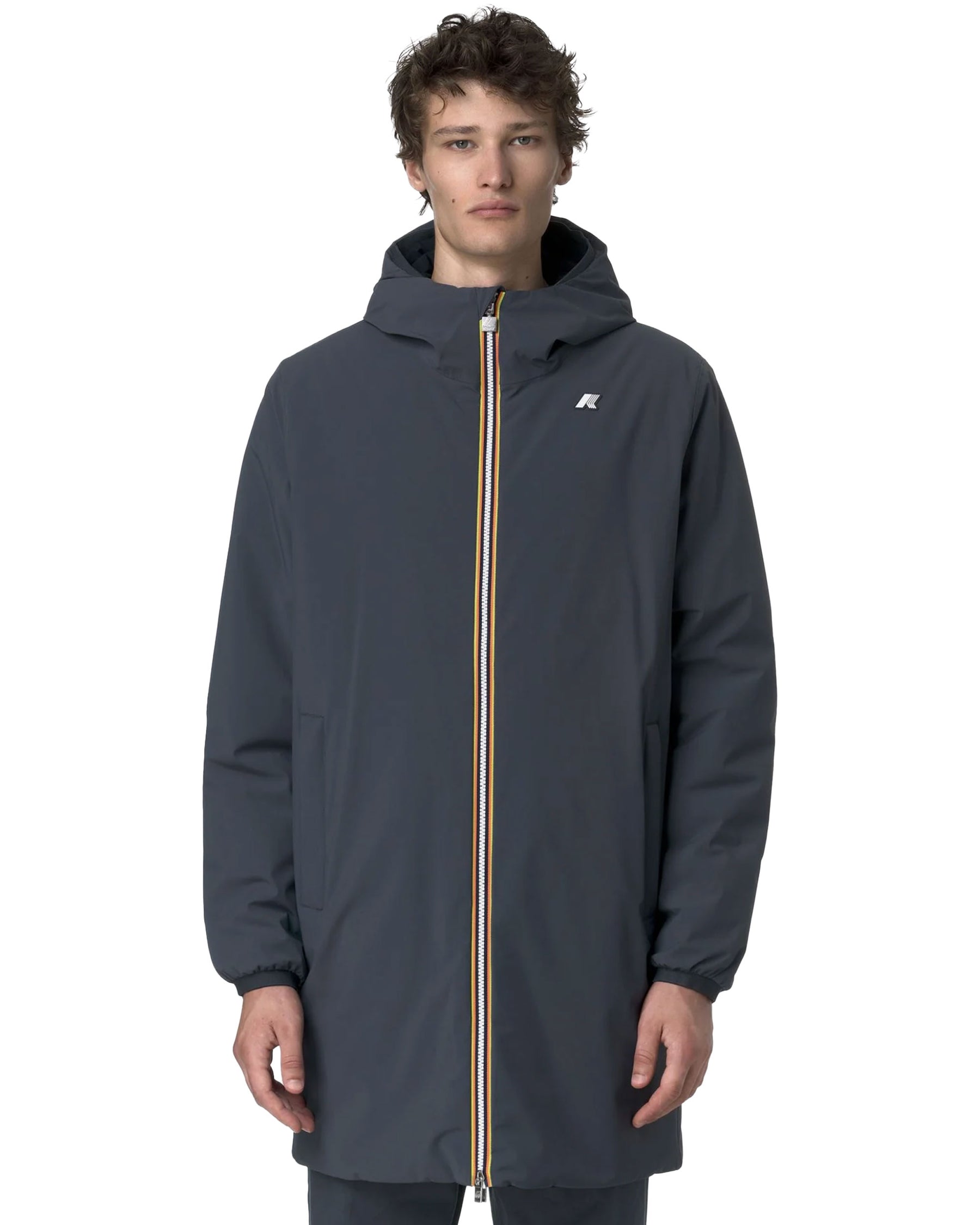 Giacca Uomo K-Way Jacob St Warm Double Blue Airforce