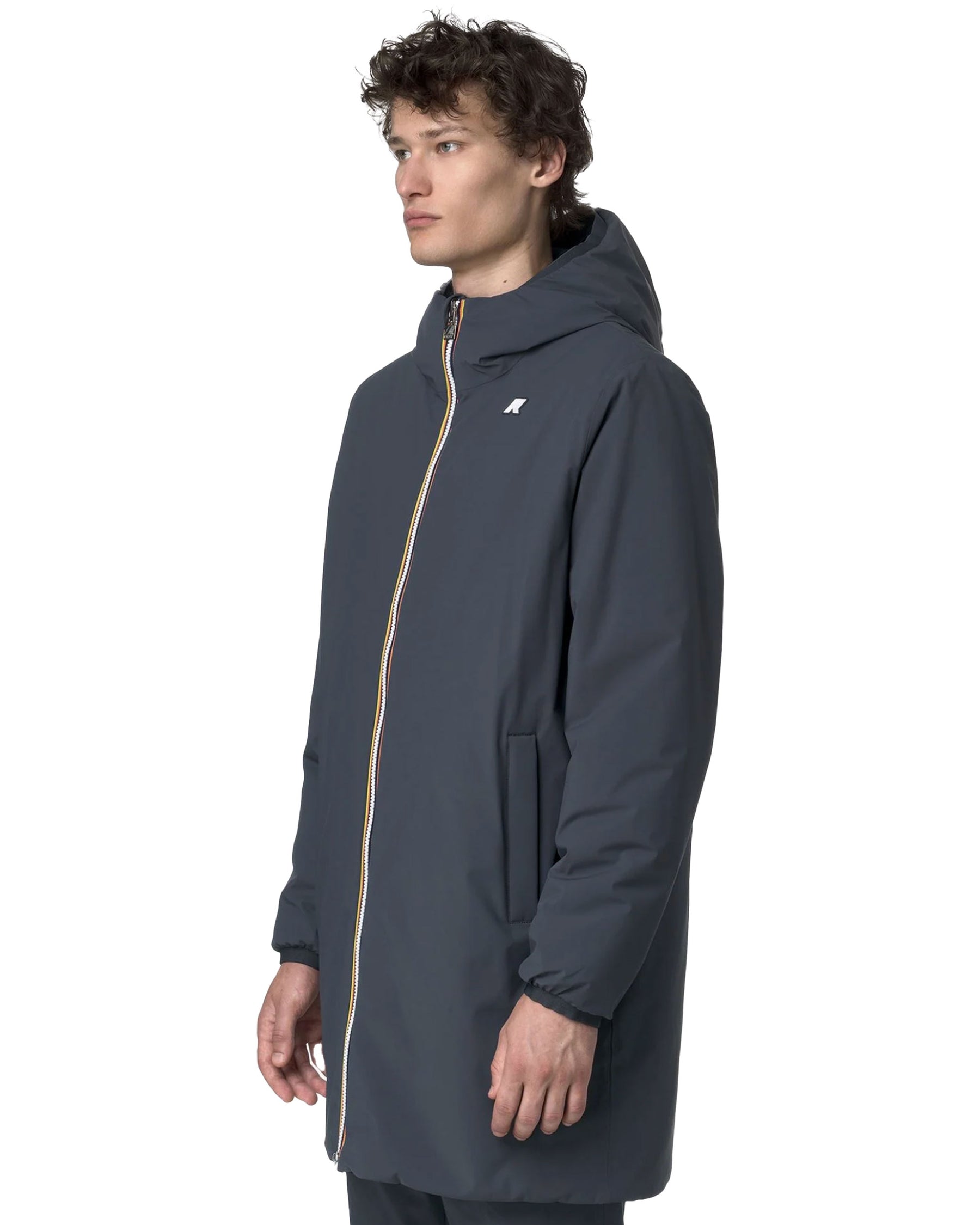 Giacca Uomo K-Way Jacob St Warm Double Blue Airforce