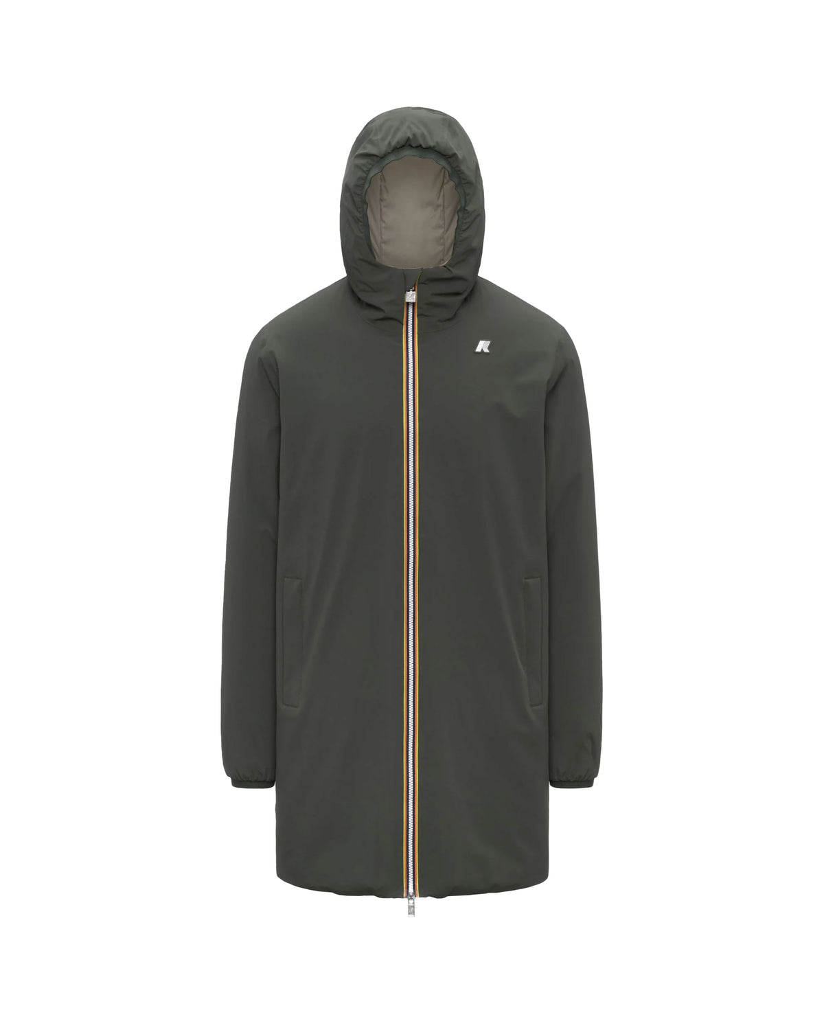 Giacca Uomo K-Way Jacob St Warm Double Verde