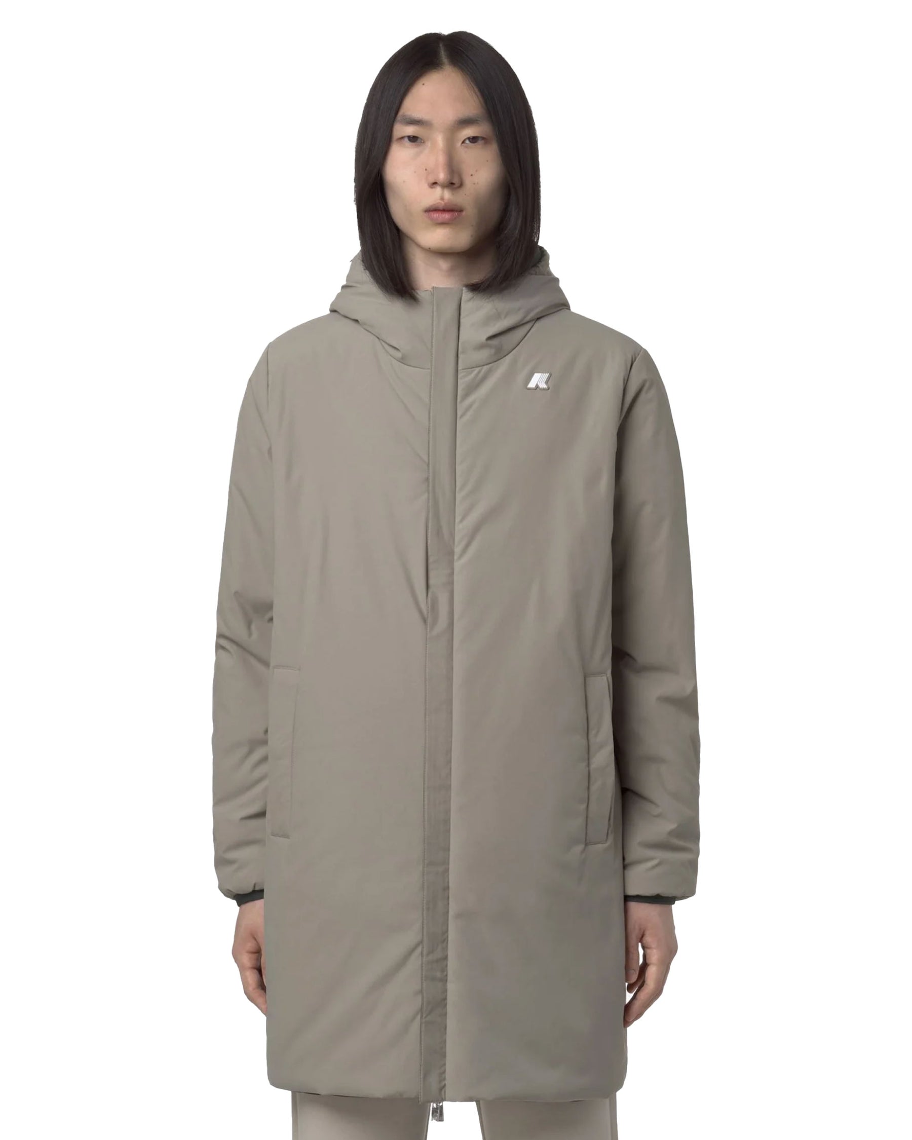 Giacca Uomo K-Way Jacob St Warm Double Verde