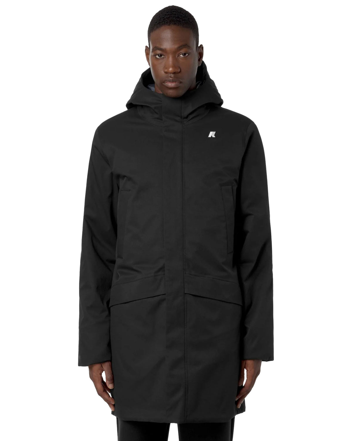 Giacca Uomo K-Way Jarno Twill Marmotta Nero