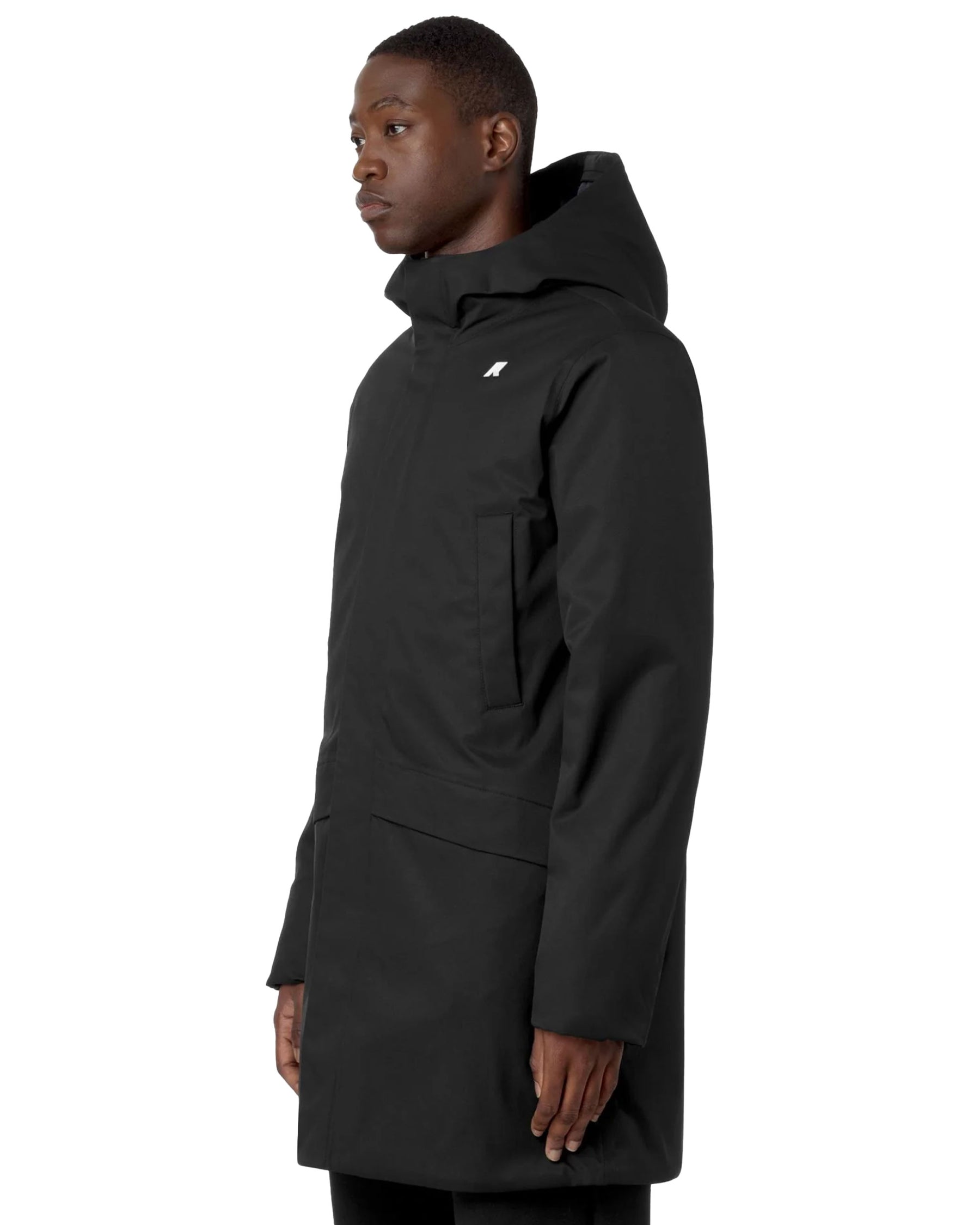 Giacca Uomo K-Way Jarno Twill Marmotta Nero