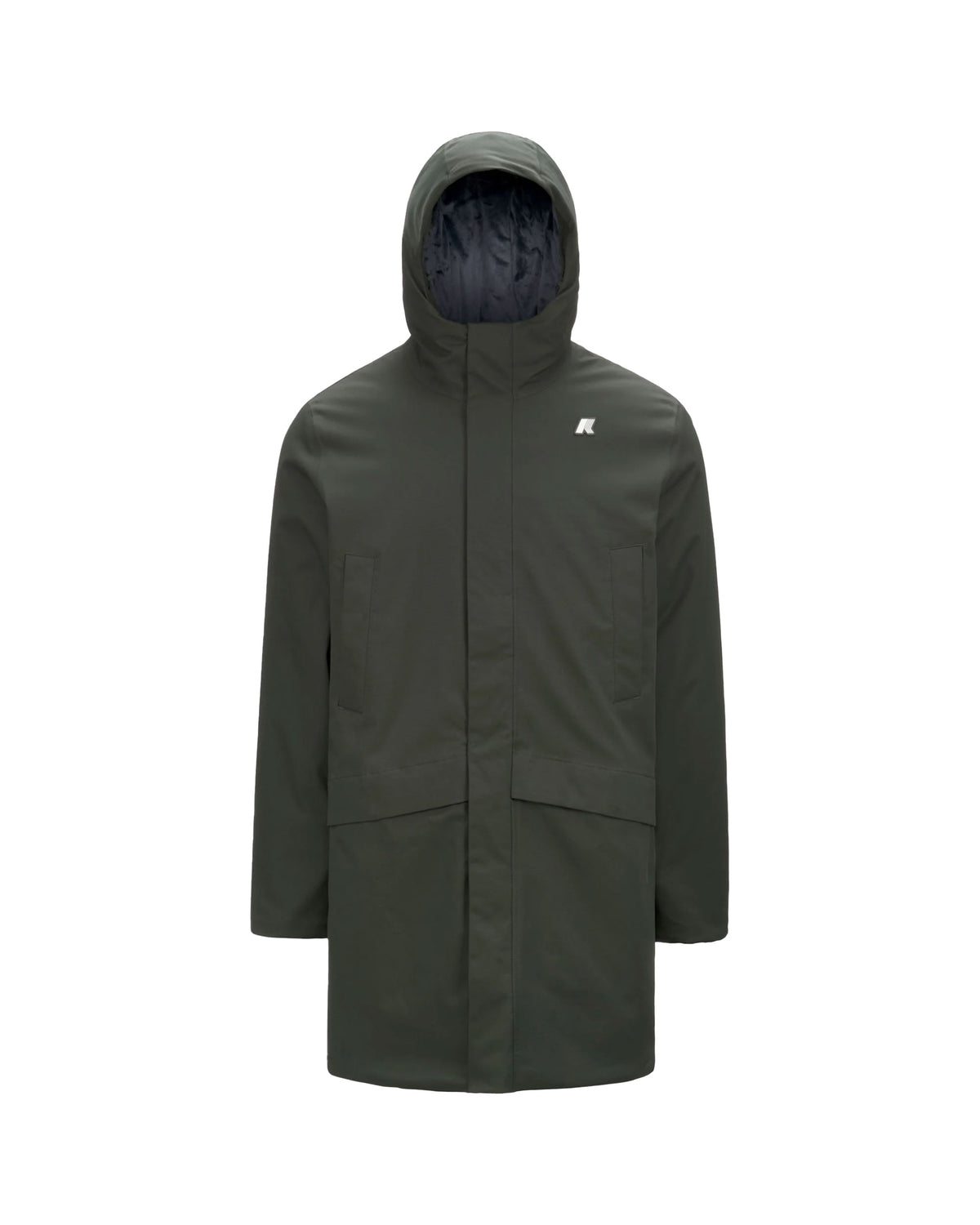 Giacca Uomo K-Way Jarno Twill Marmotta Verde