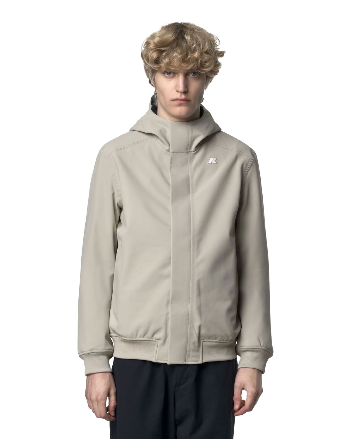 Giacca Uomo K-Way Joachim Bonded Beige